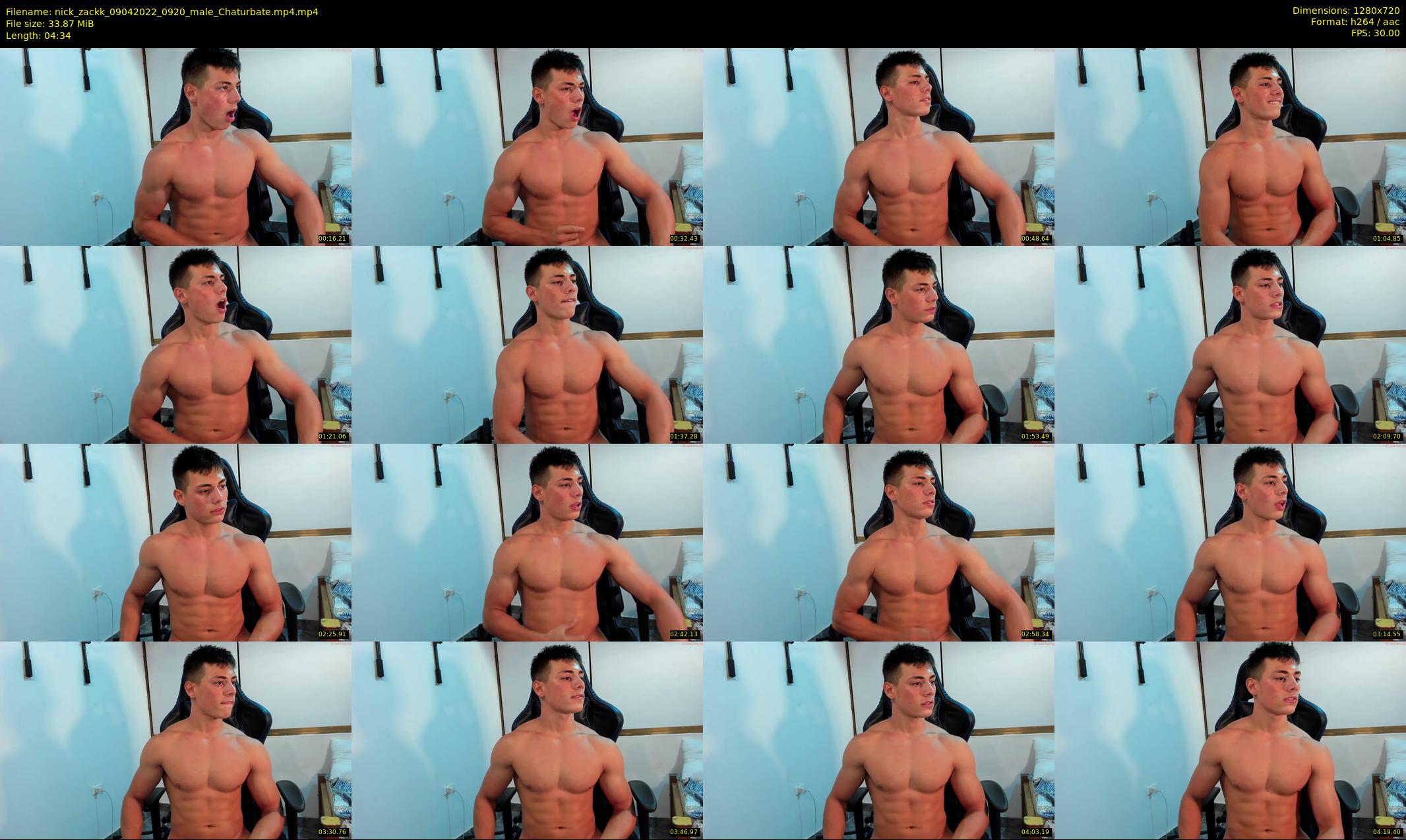 nick_zackk — 5 minute Chaturbate male cam show recording, 720p, Apr 9, 2022