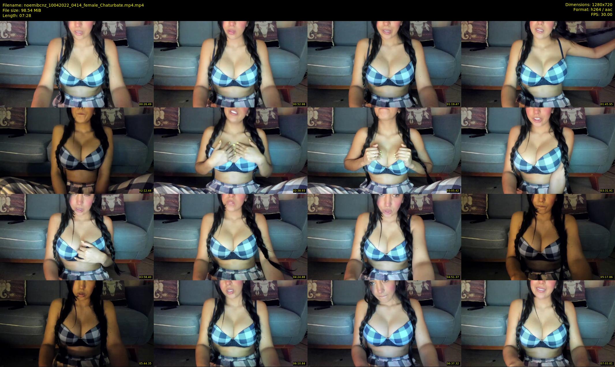 noemibcnz — 8 minute Chaturbate couple cam show recording, 720p, Apr 10, 2022