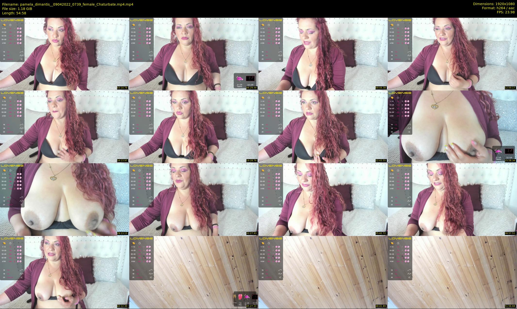 pamela_dimantis_ — 55 minute Chaturbate female cam show recording, 1080p, Apr 9, 2022