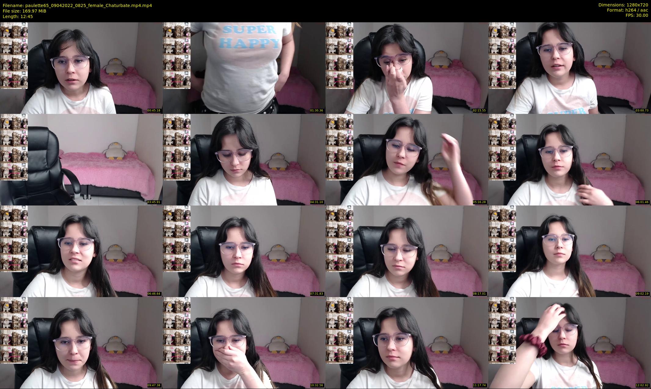 paulette65 — 13 minute Chaturbate female cam show recording, 720p, Apr 9, 2022