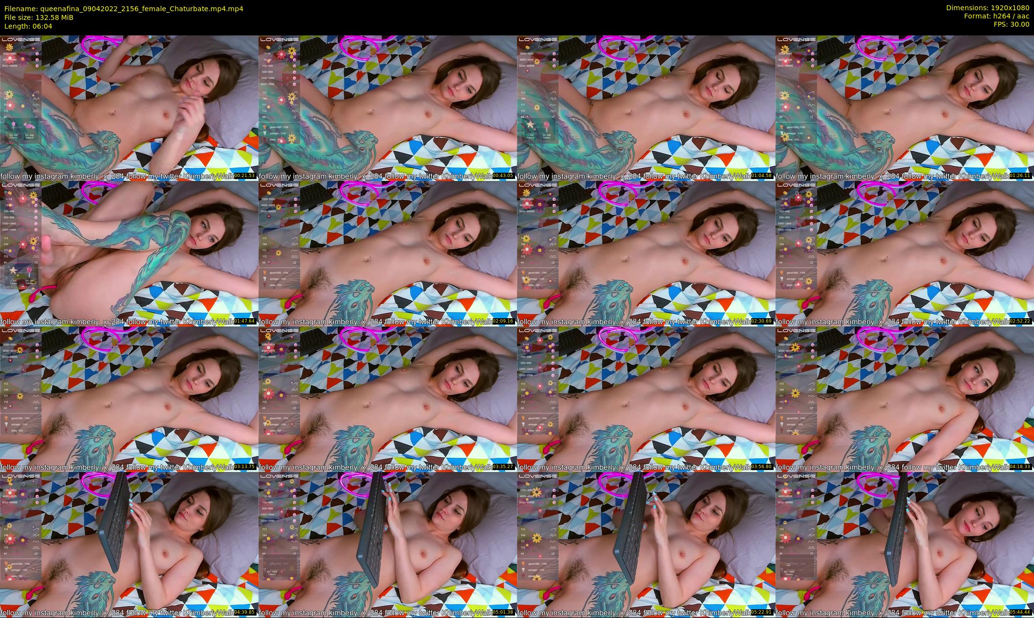 queenafina — 7 minute Chaturbate female cam show recording, 1080p, Apr 9, 2022