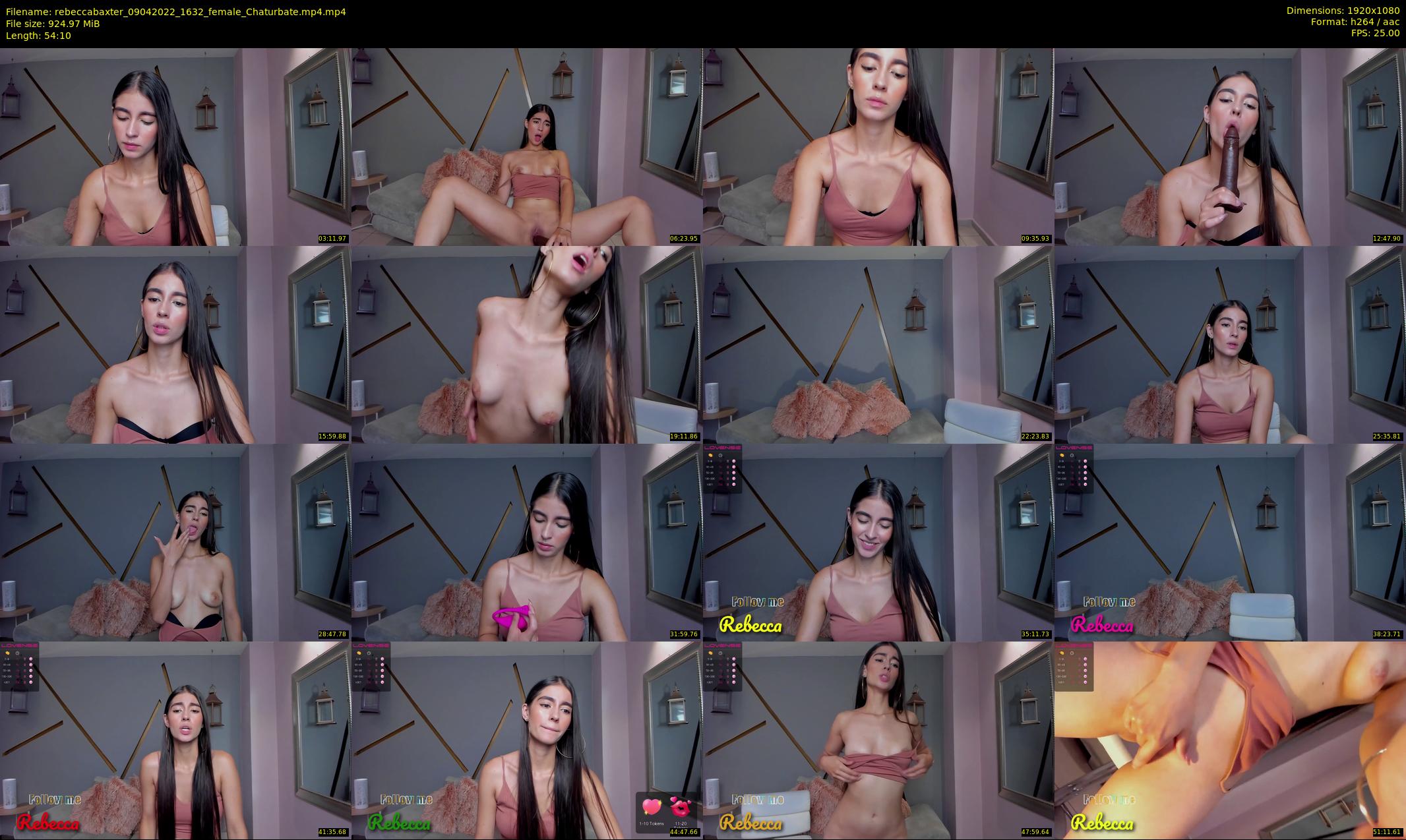 rebeccabaxter — 55 minute Chaturbate female cam show recording, 1080p, Apr 9, 2022
