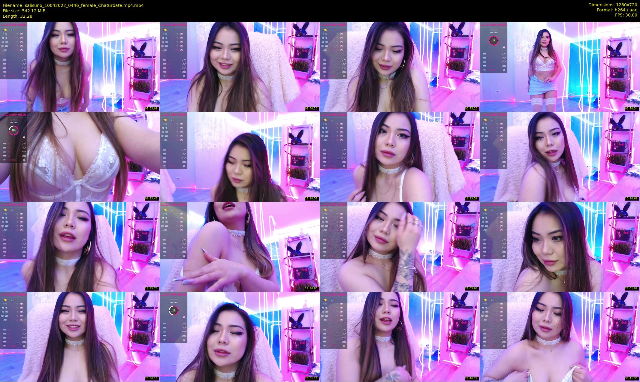 salisuno — 33 minute Chaturbate female cam show recording, 720p, Apr 10, 2022