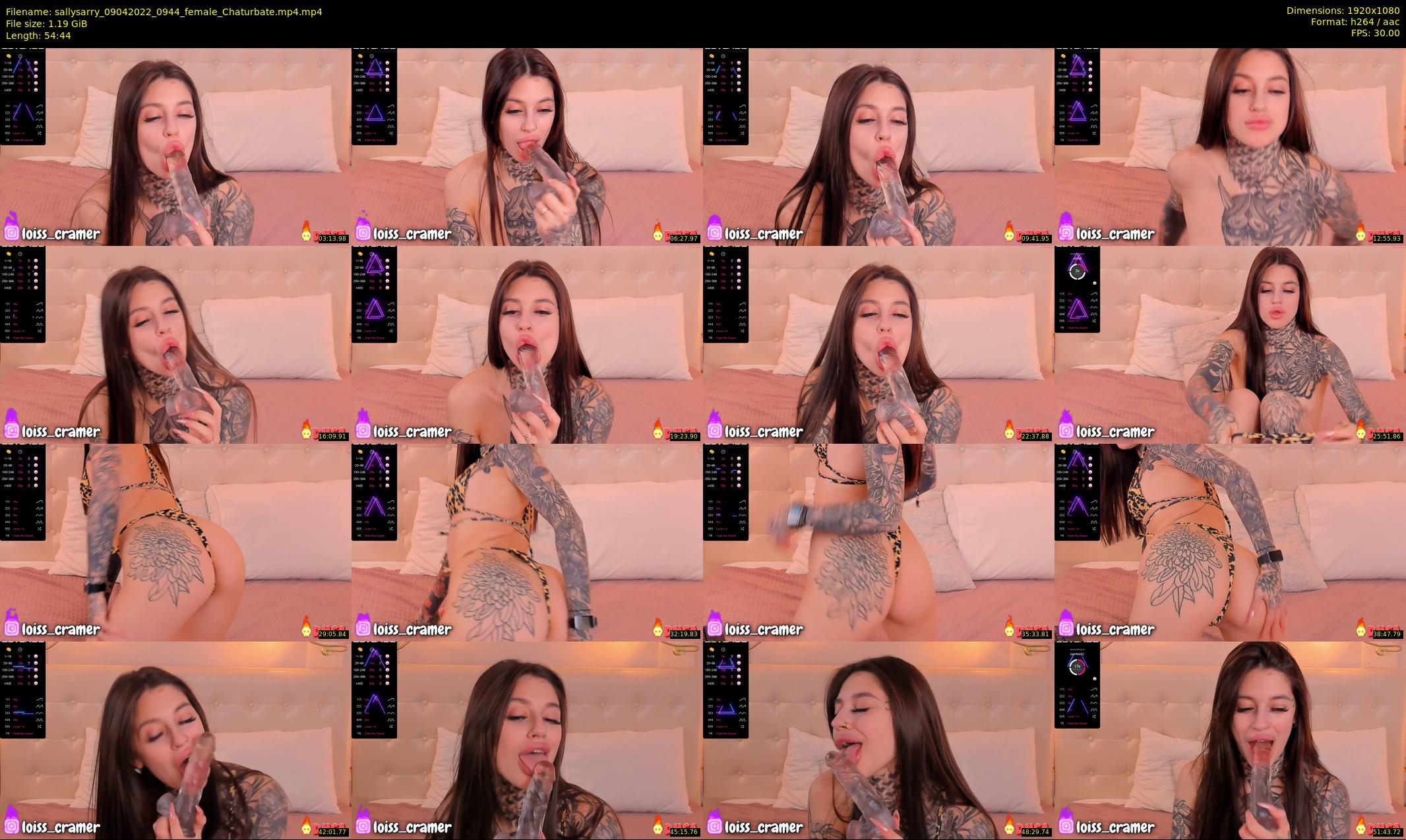 sallysarry — 55 minute Chaturbate couple cam show recording, 1080p, Apr 9, 2022