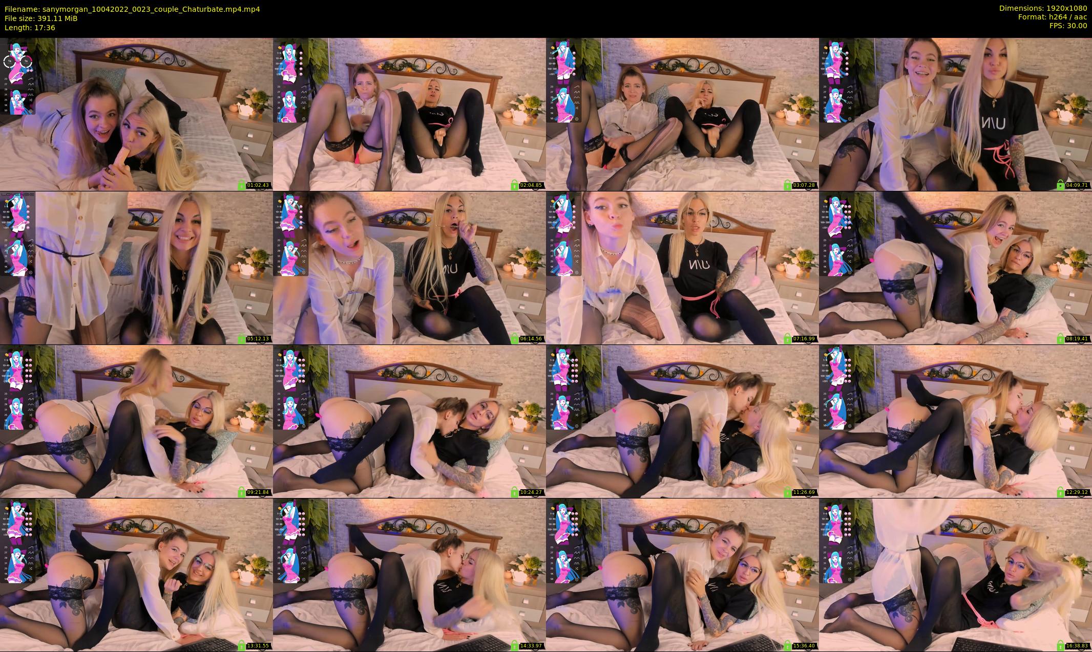 sanymorgan — 18 minute Chaturbate couple cam show recording, 1080p, Apr 10, 2022
