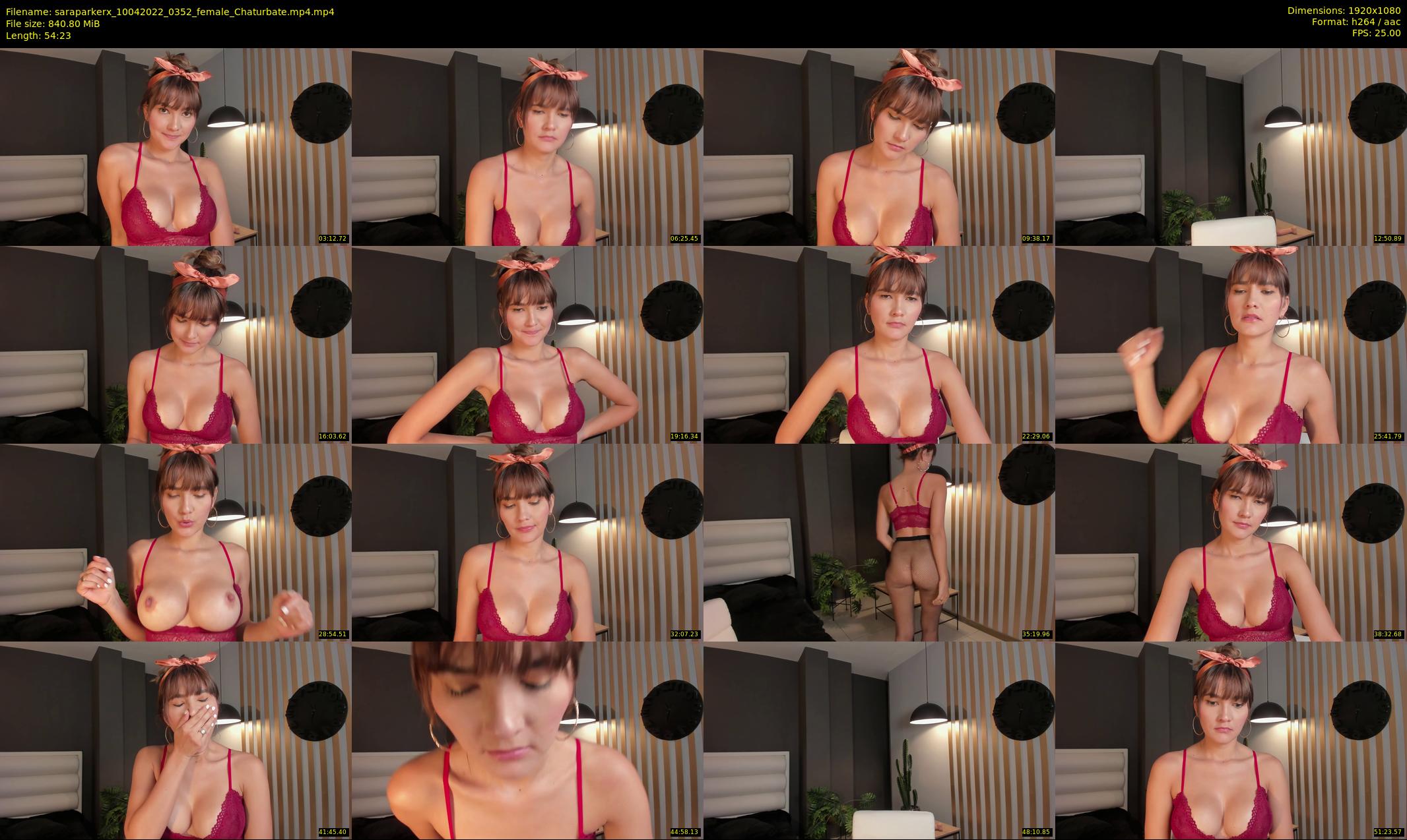 saraparkerx — 55 minute Chaturbate female cam show recording, 1080p, Apr 10, 2022