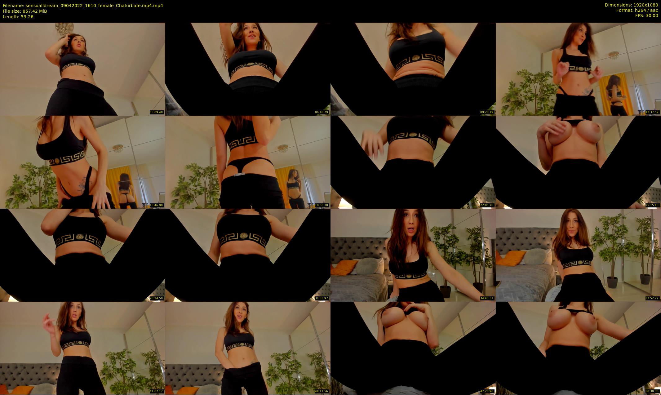 sensualldream — 54 minute Chaturbate female cam show recording, 1080p, Apr 9, 2022