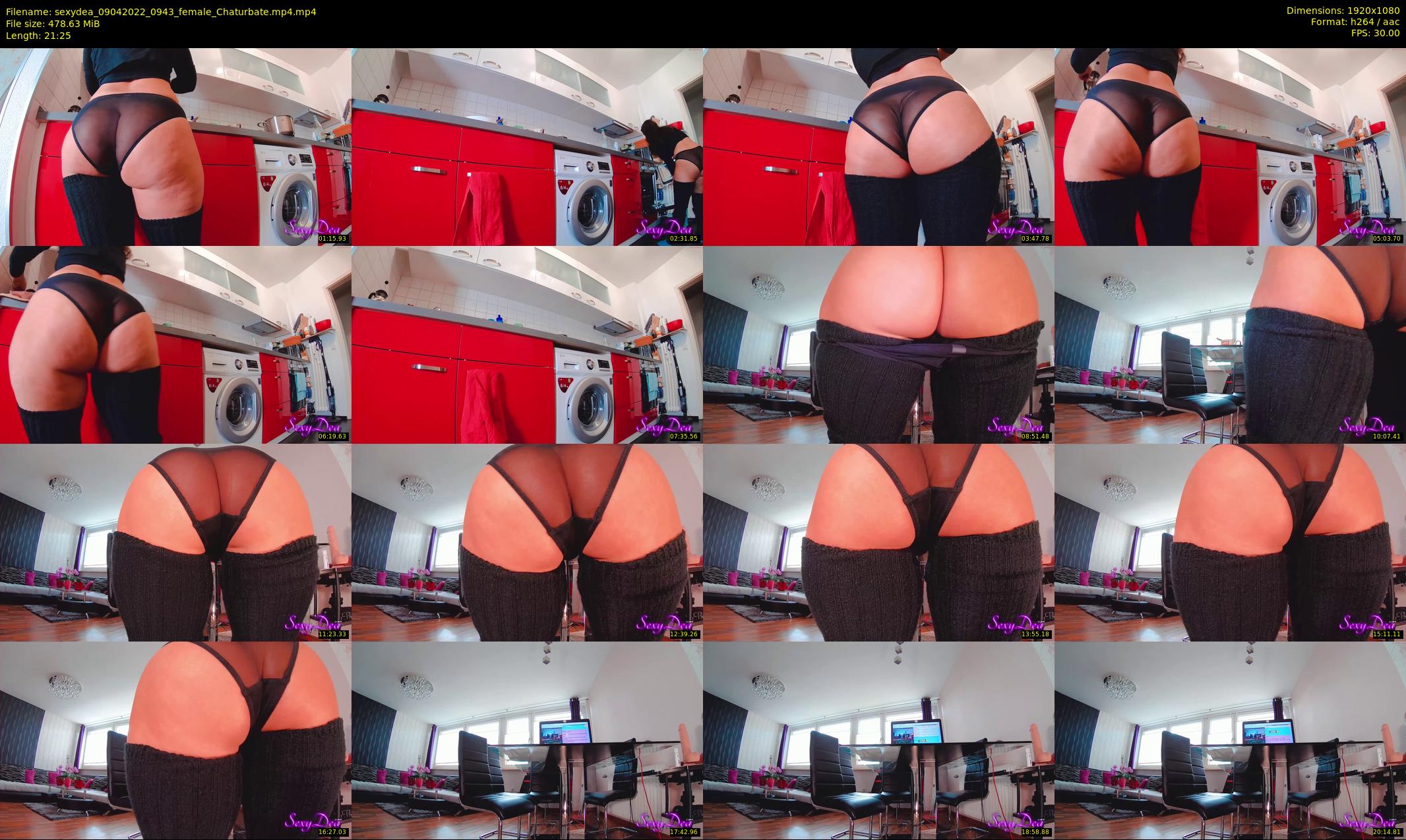 sexydea — 22 minute Chaturbate female cam show recording, 1080p, Apr 9, 2022
