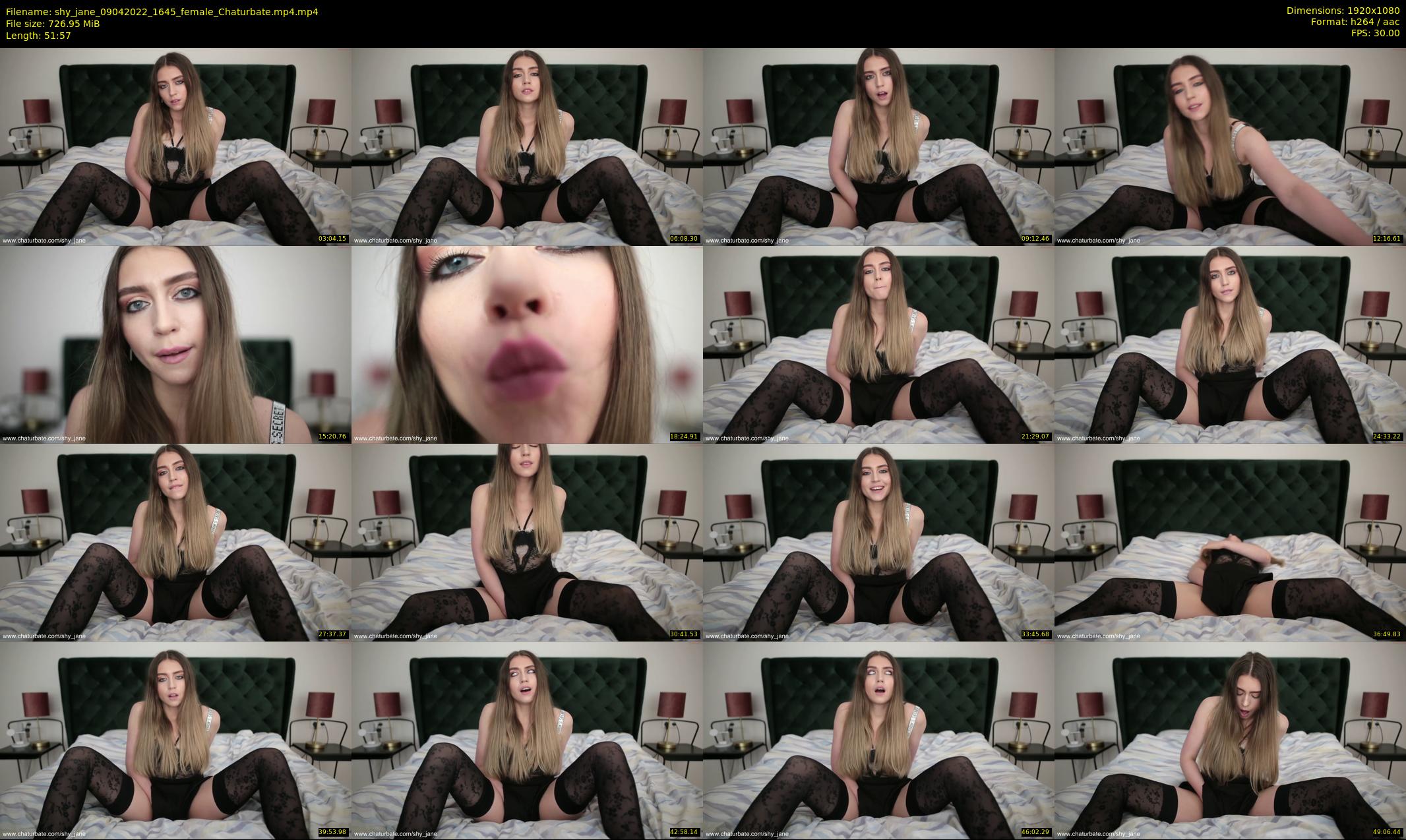 shy_jane — 52 minute Chaturbate female cam show recording, 1080p, Apr 9, 2022