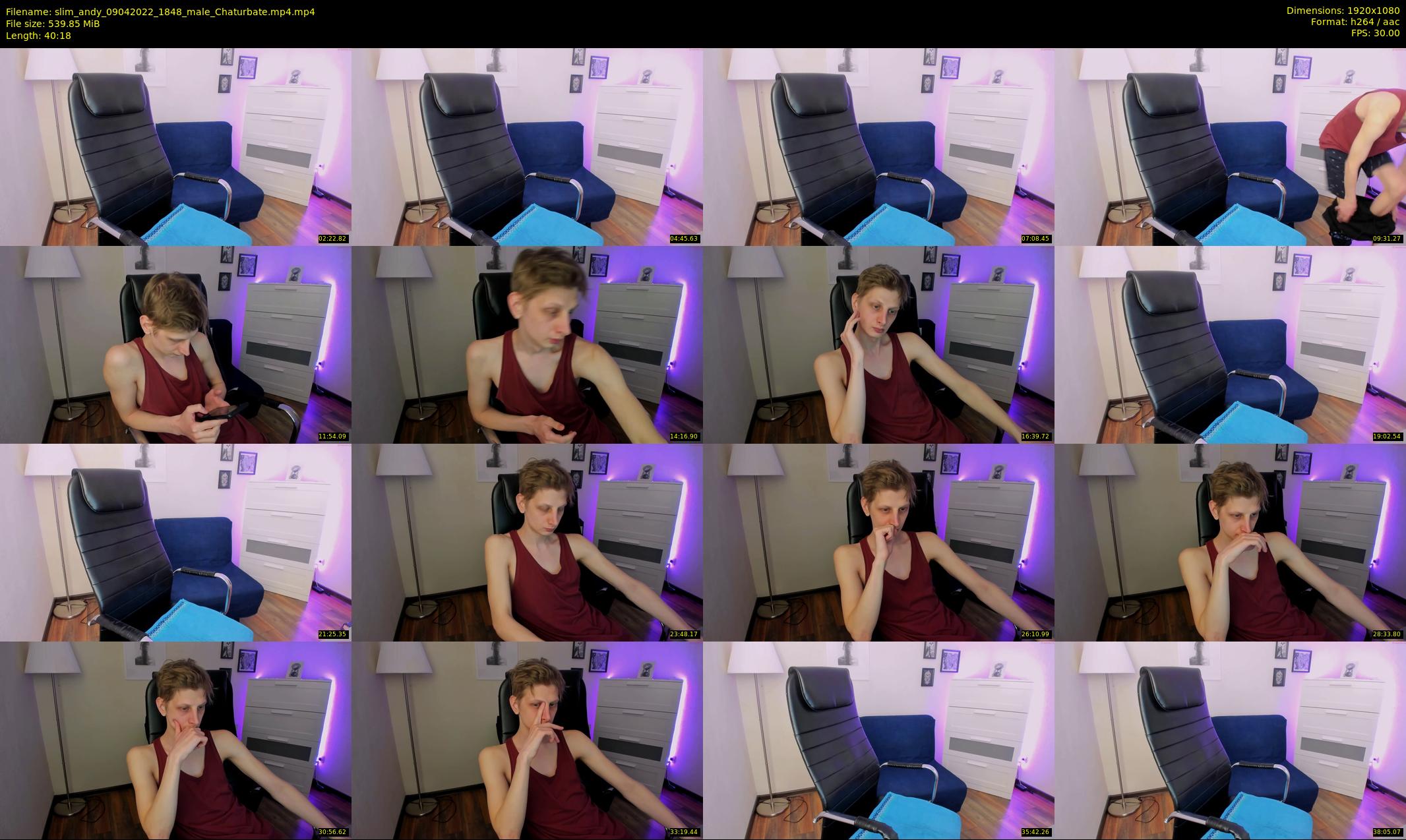 slim_andy — 41 minute Chaturbate male cam show recording, 1080p, Apr 9, 2022