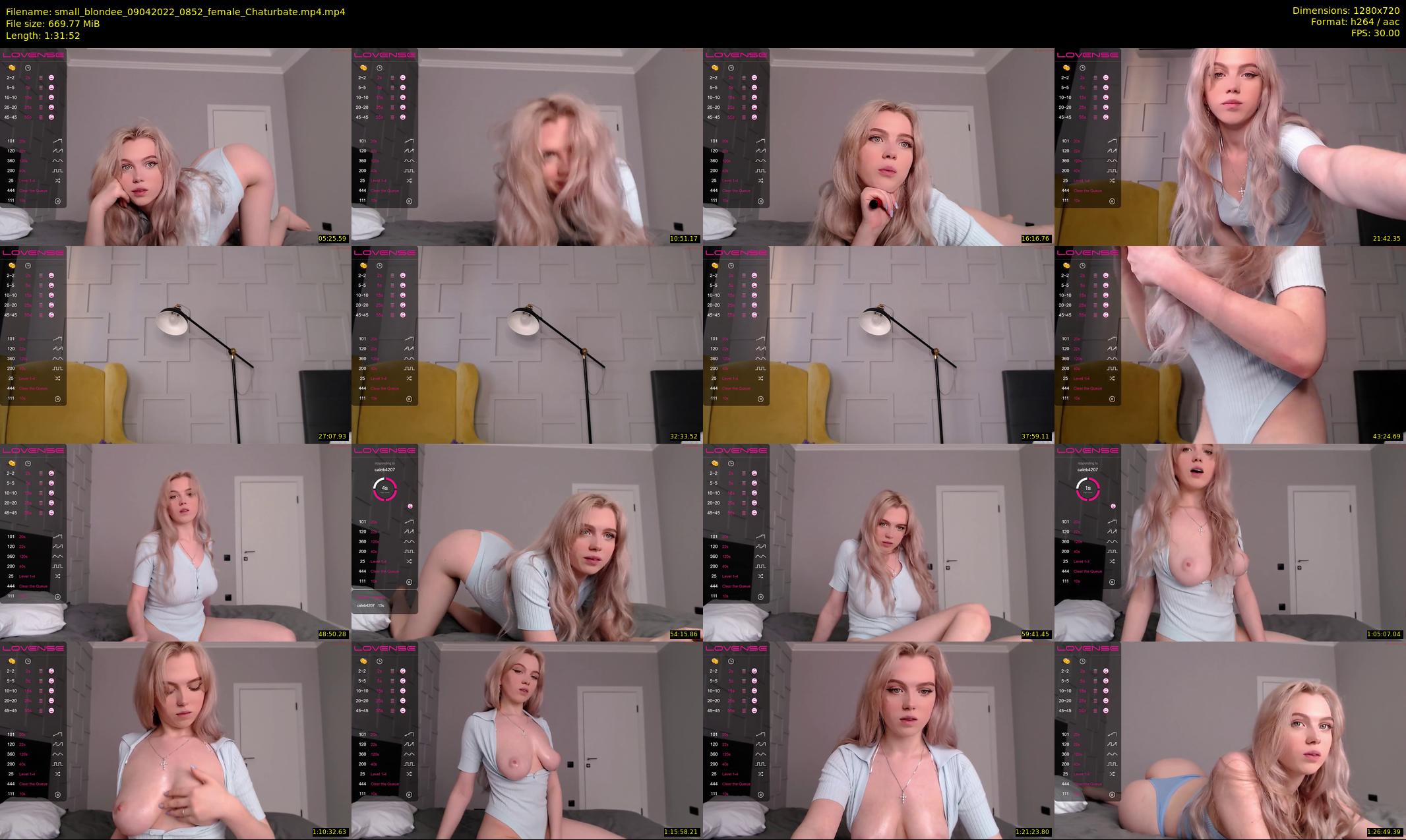 small_blondee — 92 minute Chaturbate female cam show recording, 720p, Apr 9, 2022