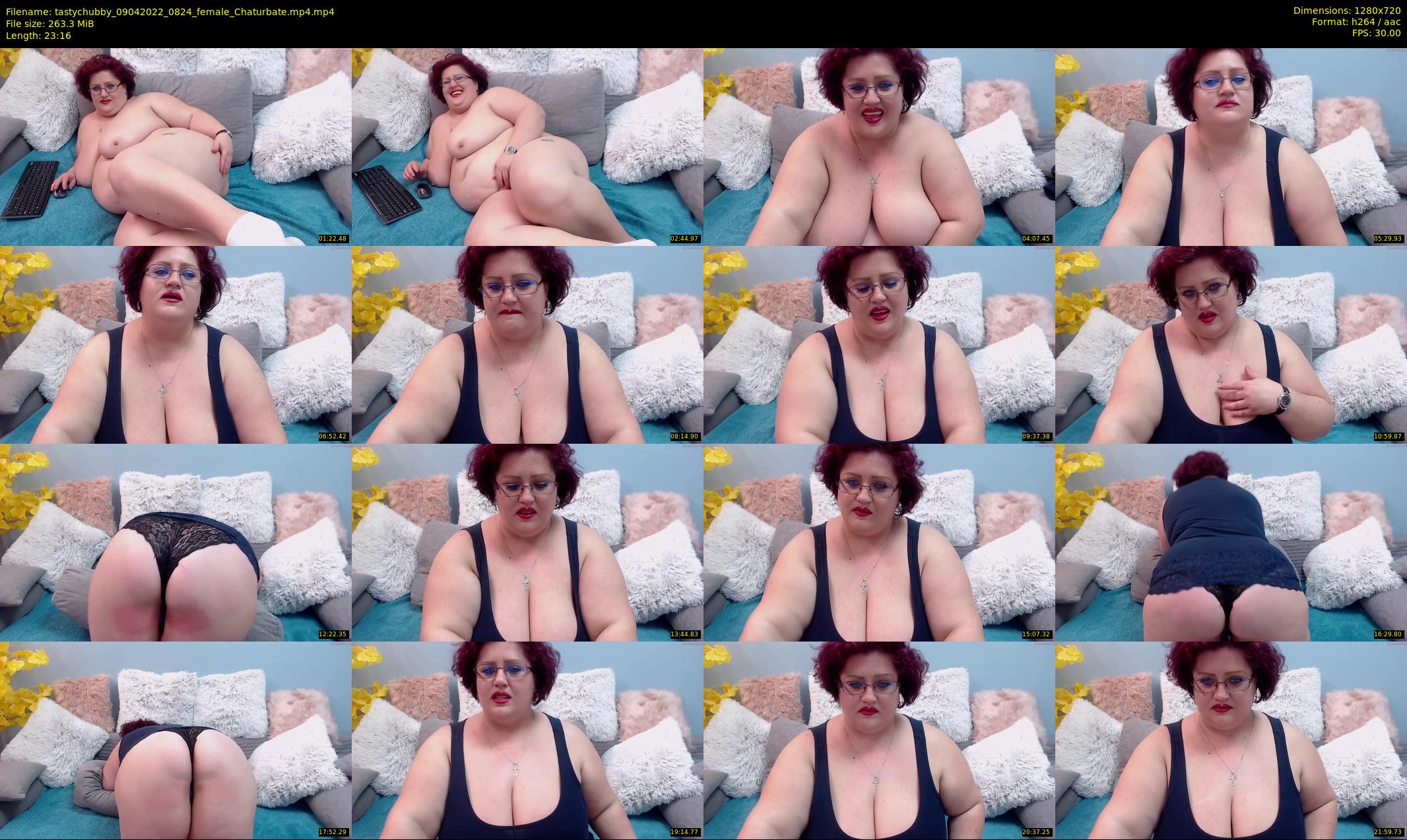 tastychubby — 24 minute Chaturbate female cam show recording, 720p, Apr 9, 2022