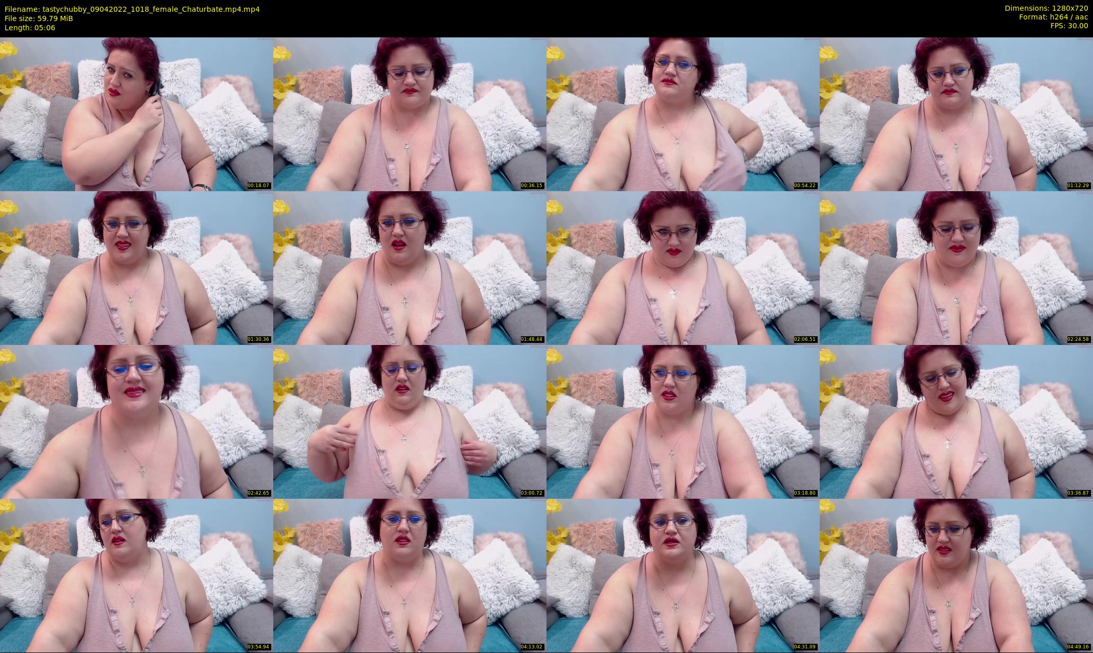 tastychubby — 6 minute Chaturbate female cam show recording, 720p, Apr 9, 2022