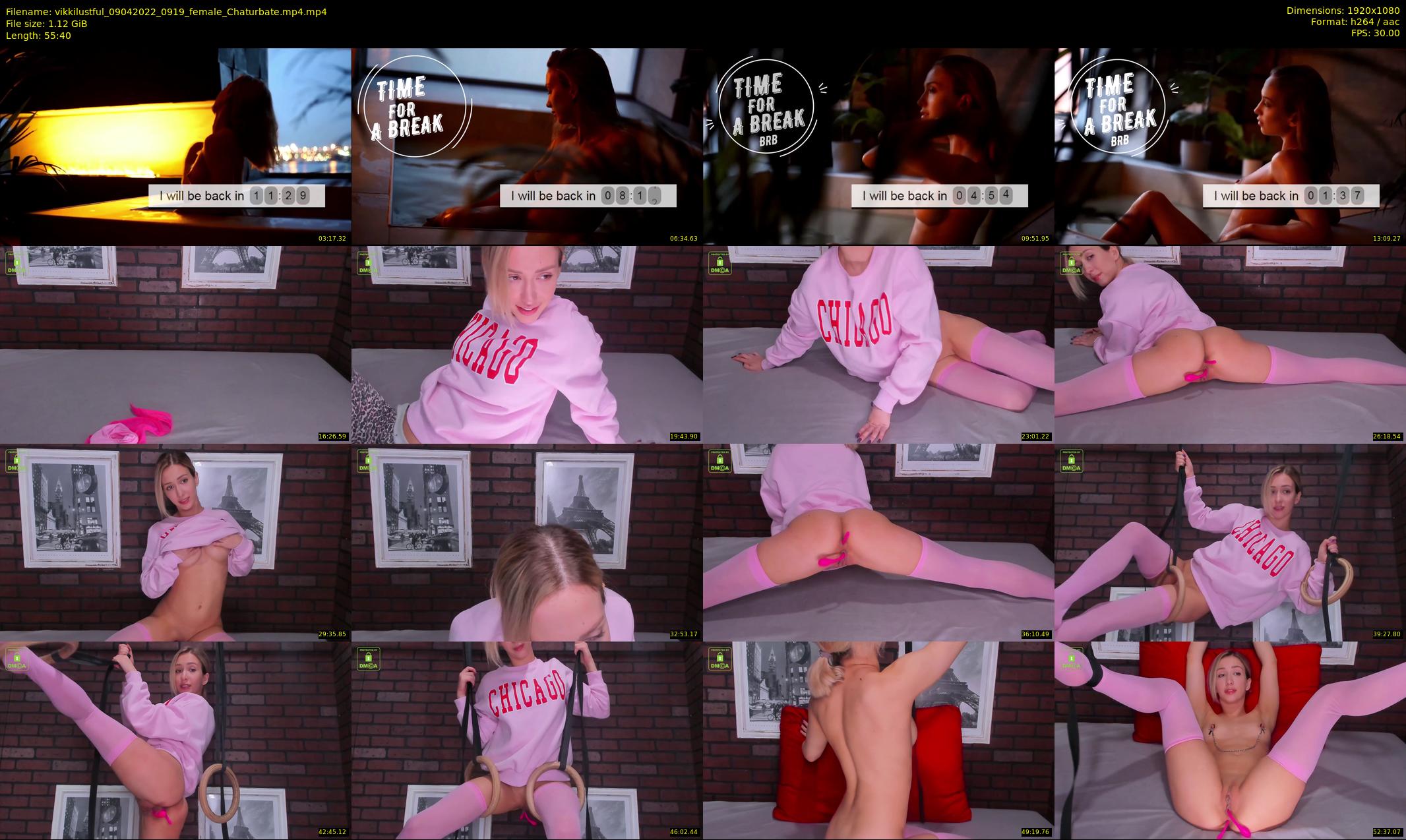 vikkilustful — 56 minute Chaturbate female cam show recording, 1080p, Apr 9, 2022