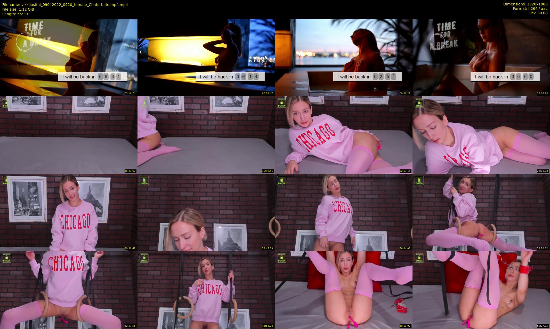 vikkilustful — 56 minute Chaturbate female cam show recording, 1080p, Apr 9, 2022