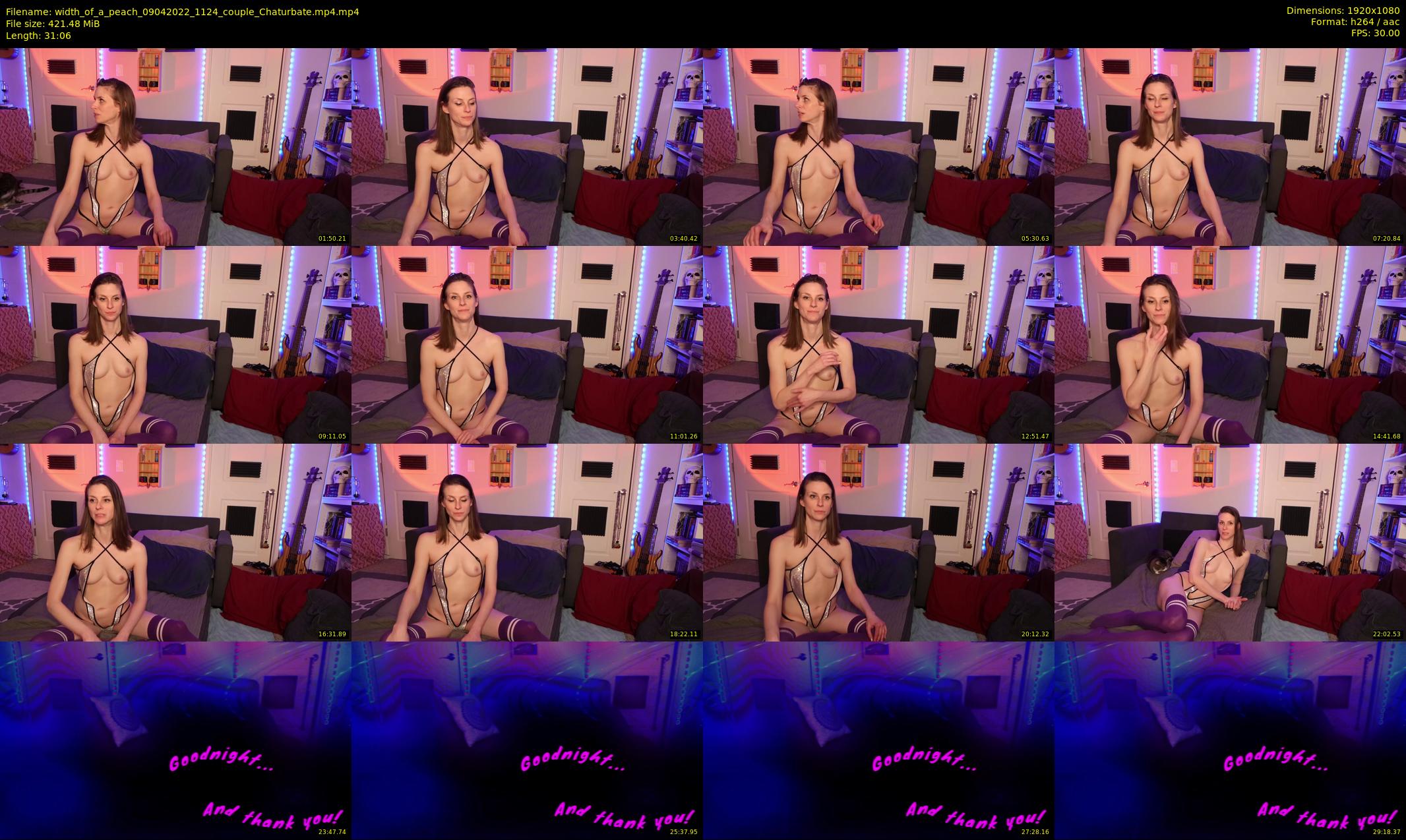 width_of_a_peach — 32 minute Chaturbate couple cam show recording, 1080p, Apr 9, 2022