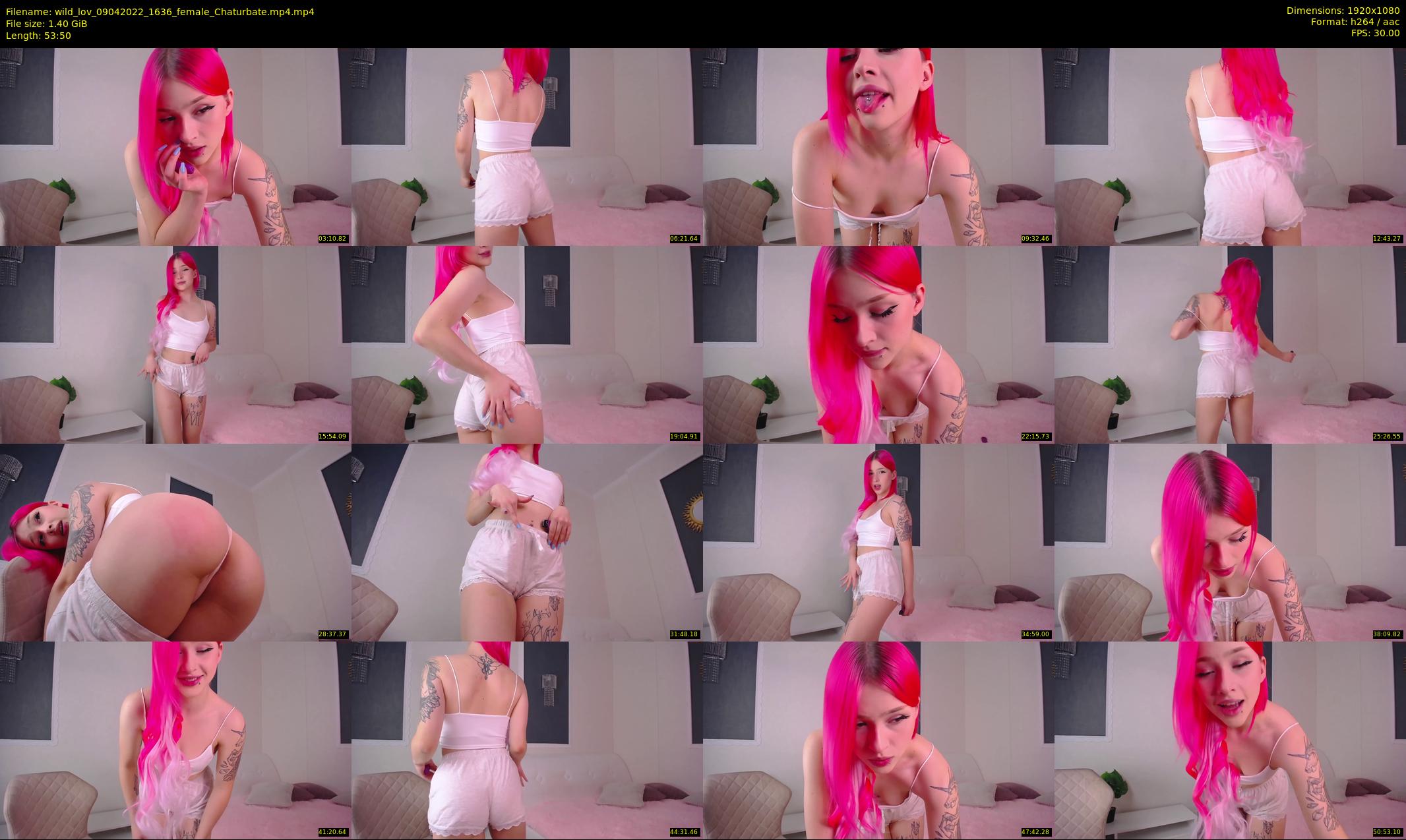wild_lov — 54 minute Chaturbate female cam show recording, 1080p, Apr 9, 2022