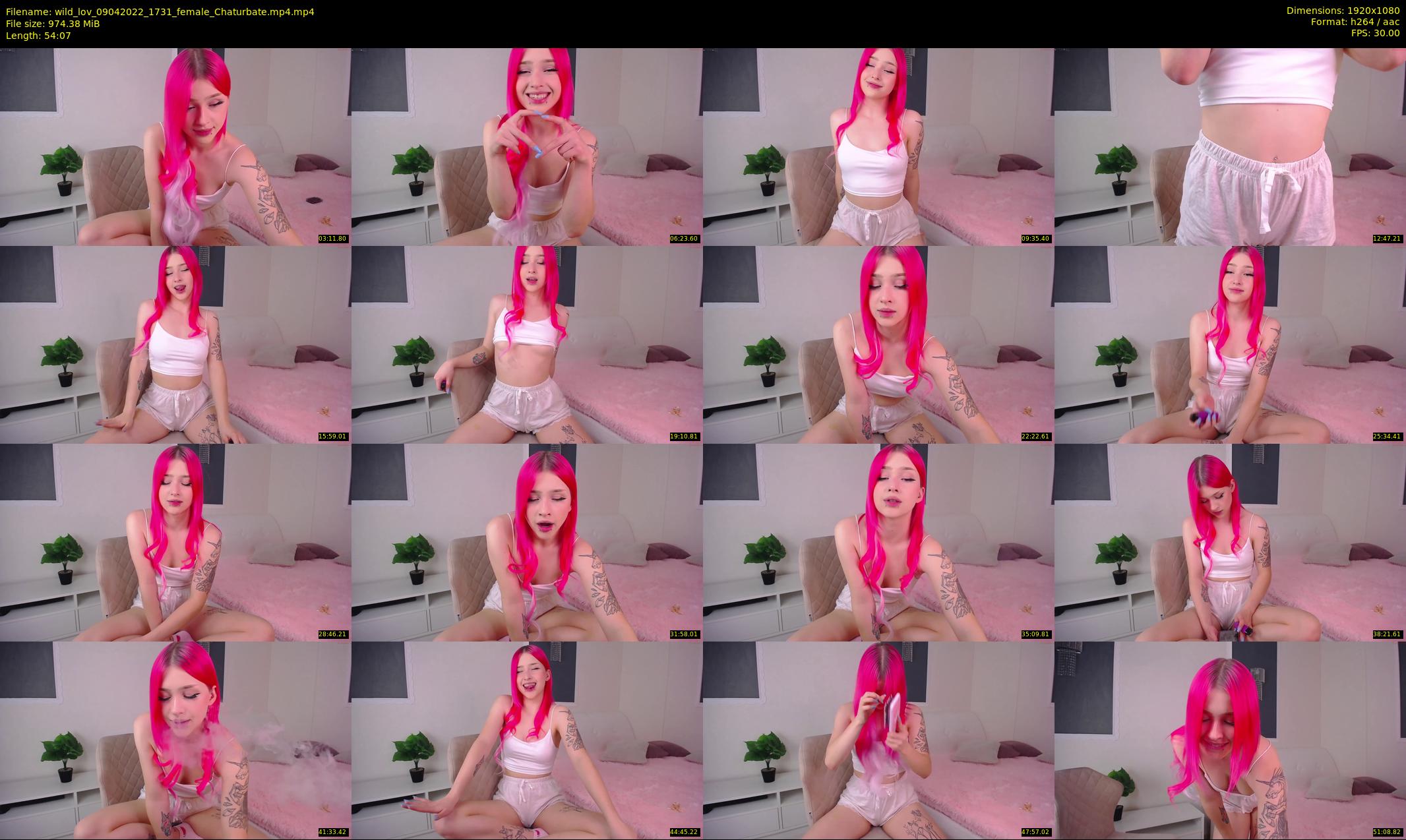 wild_lov — 55 minute Chaturbate female cam show recording, 1080p, Apr 9, 2022