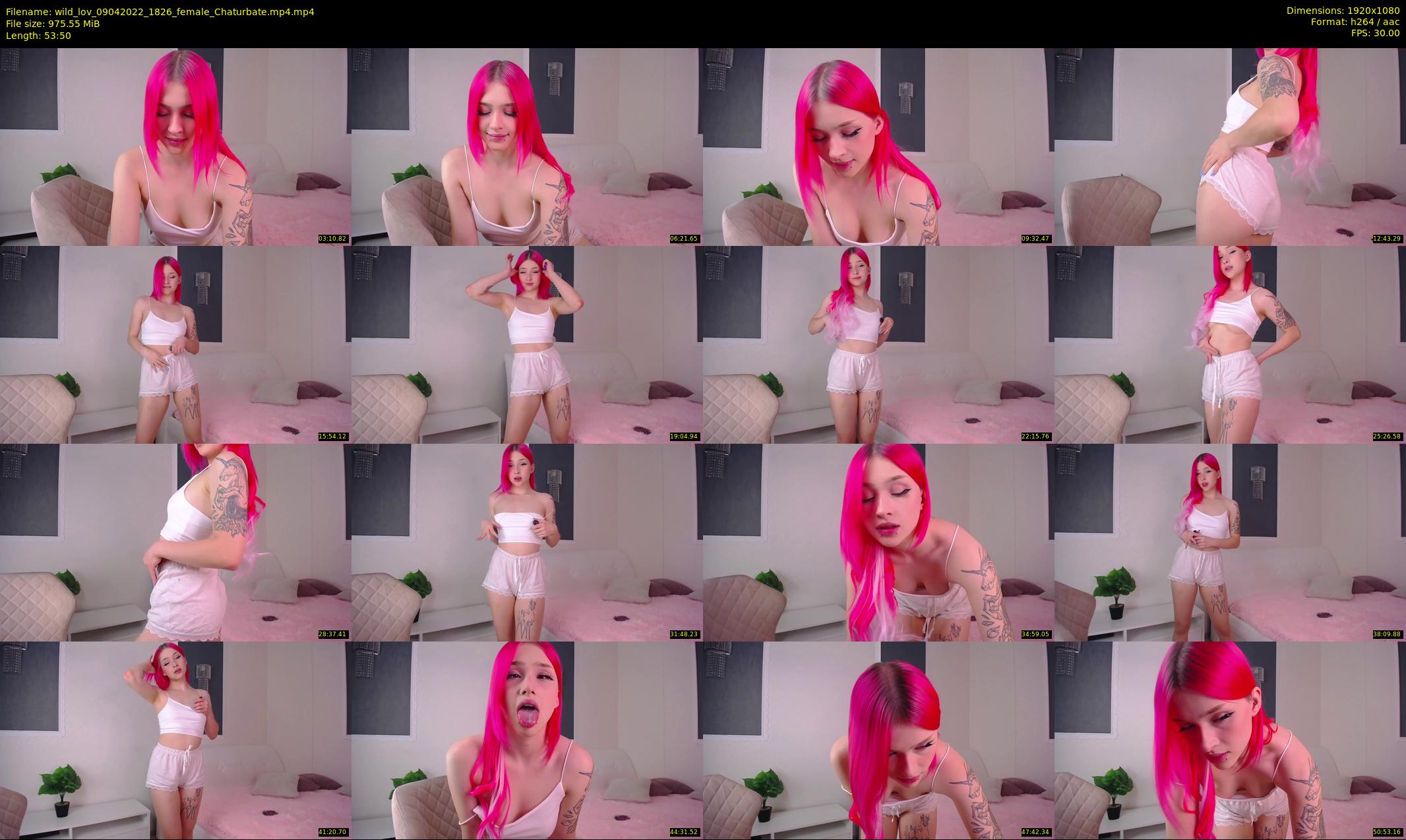 wild_lov — 54 minute Chaturbate female cam show recording, 1080p, Apr 9, 2022