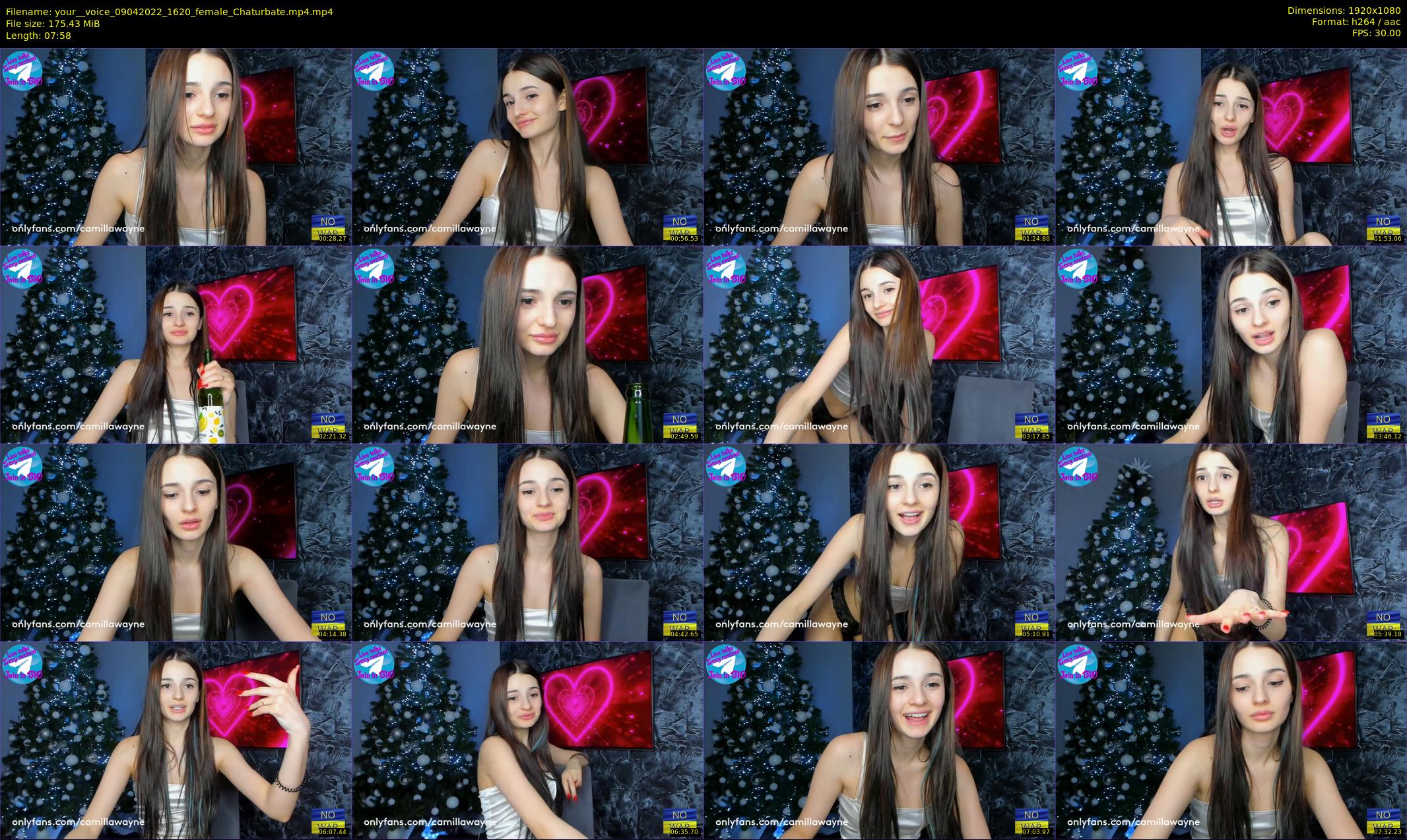 your__voice — 8 minute Chaturbate female cam show recording, 1080p, Apr 9, 2022