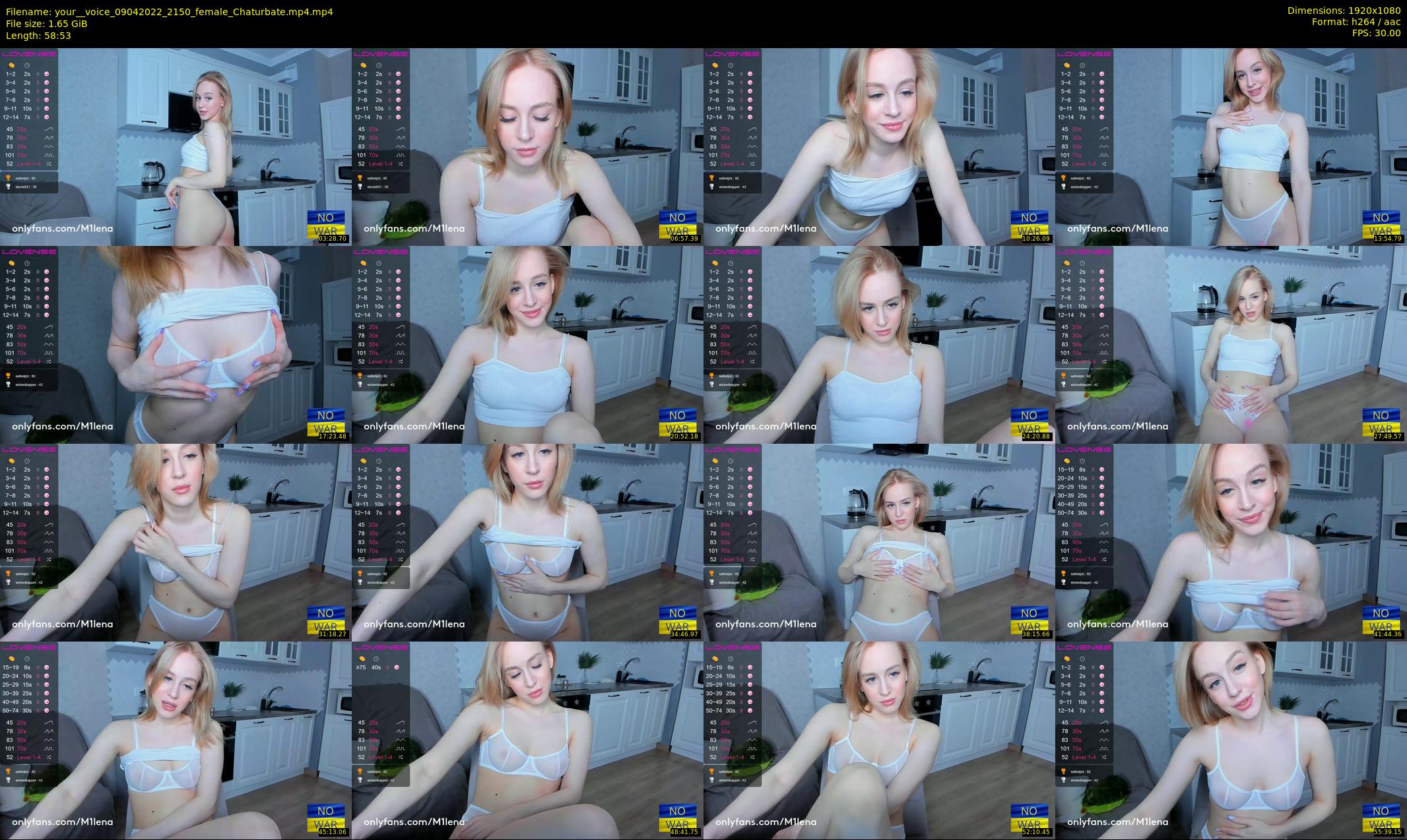 your__voice — 59 minute Chaturbate female cam show recording, 1080p, Apr 9, 2022