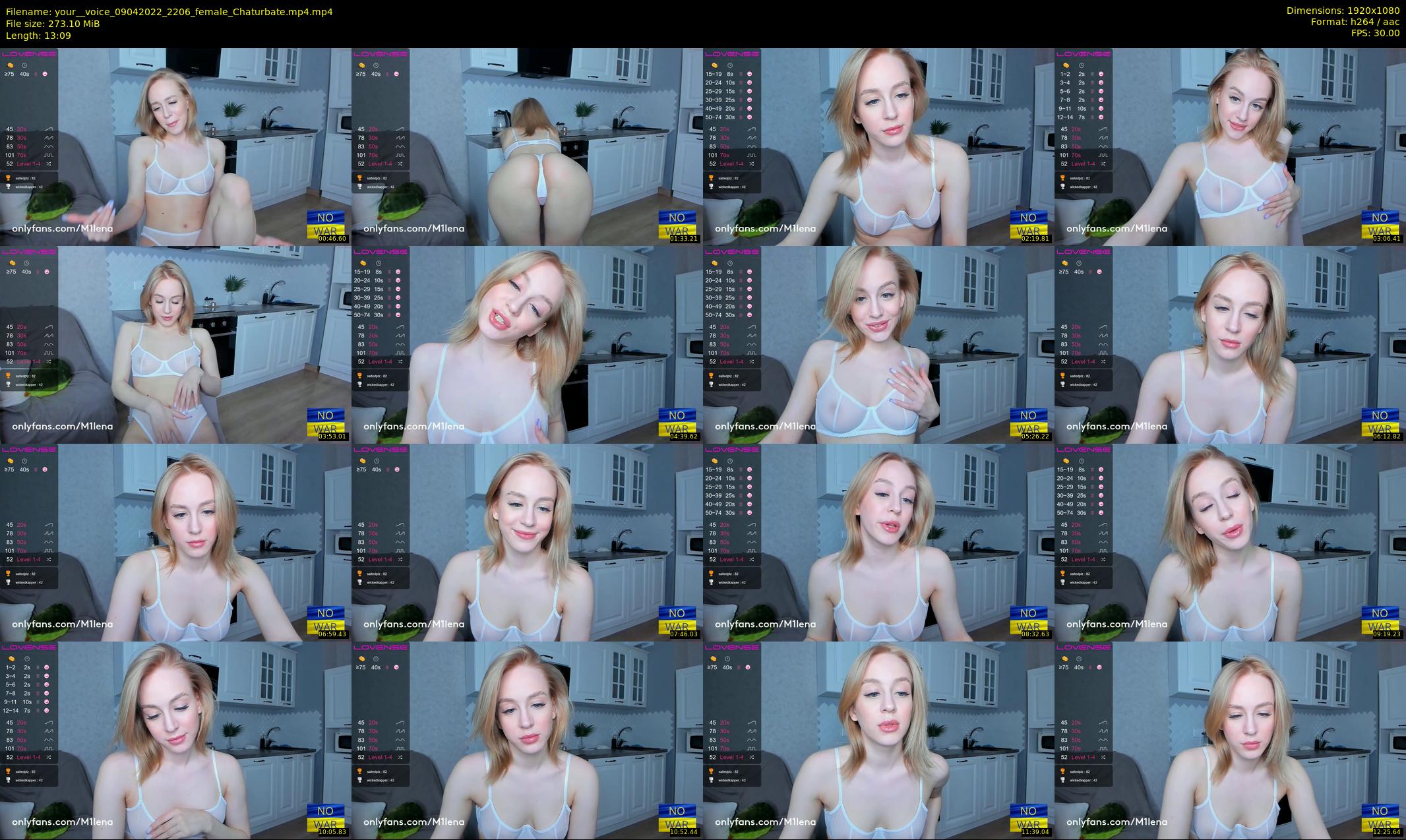 your__voice — 14 minute Chaturbate female cam show recording, 1080p, Apr 9, 2022