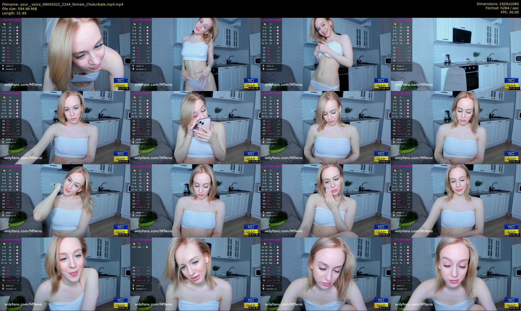 your__voice — 32 minute Chaturbate female cam show recording, 1080p, Apr 9, 2022