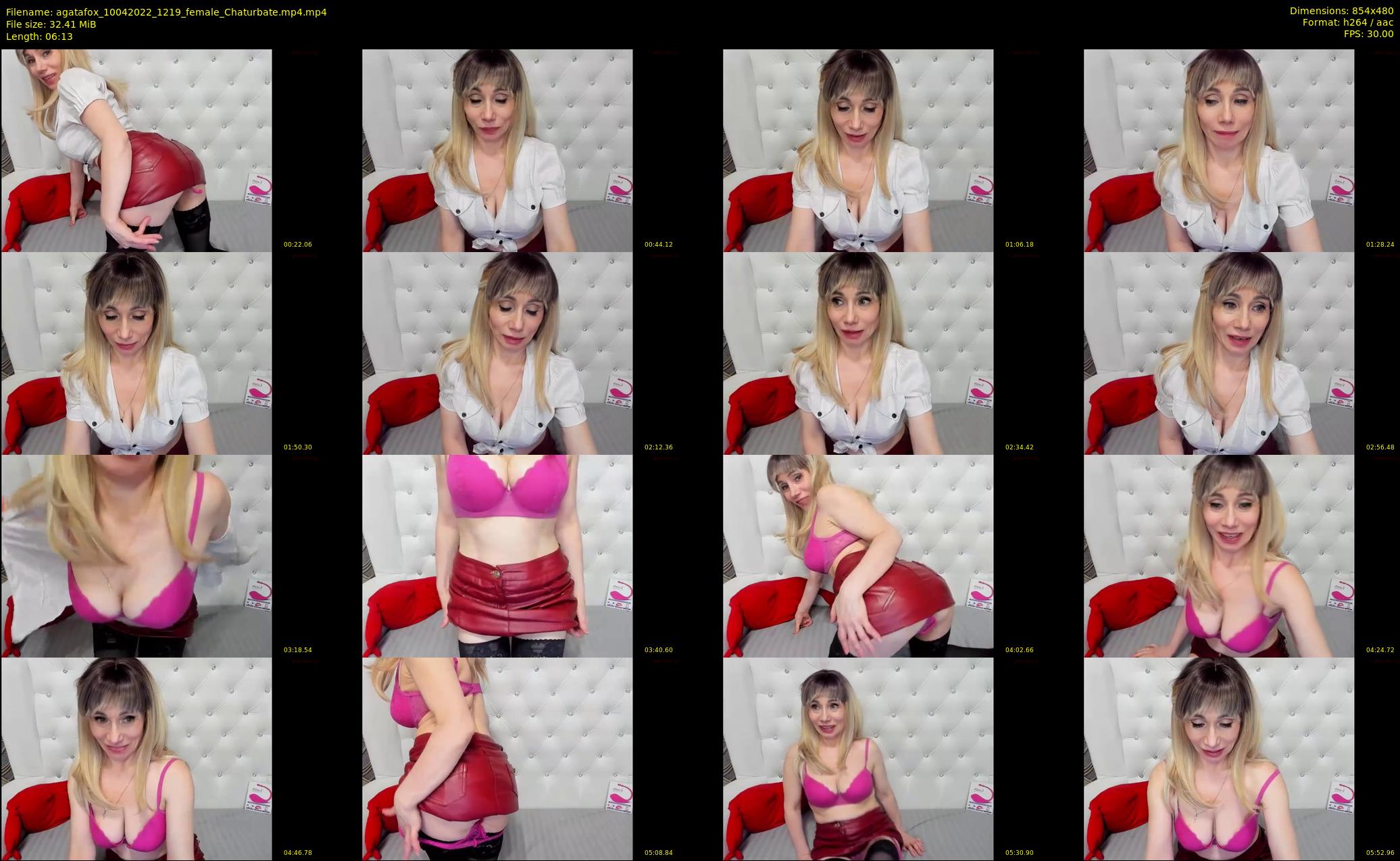agatafox — 7 minute Chaturbate female cam show recording, 480p, Apr 10, 2022