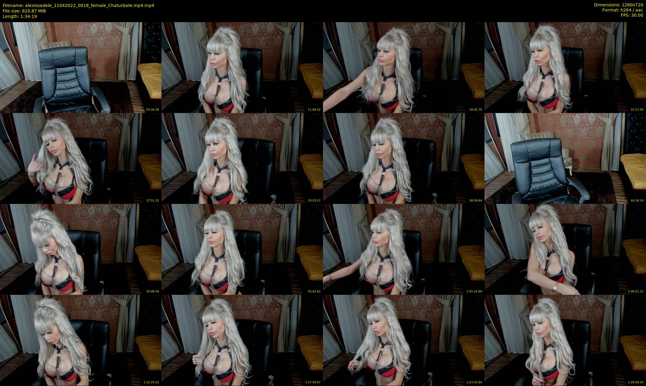 alexissadele — 95 minute Chaturbate female cam show recording, 720p, Apr 11, 2022