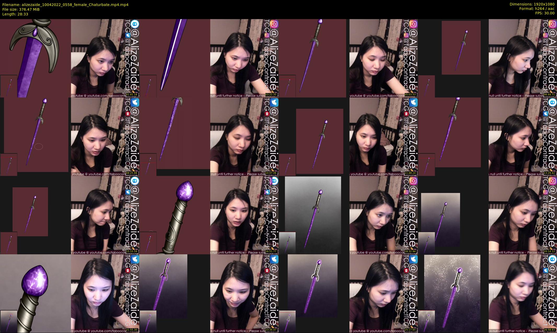 alizezaide — 29 minute Chaturbate female cam show recording, 1080p, Apr 10, 2022