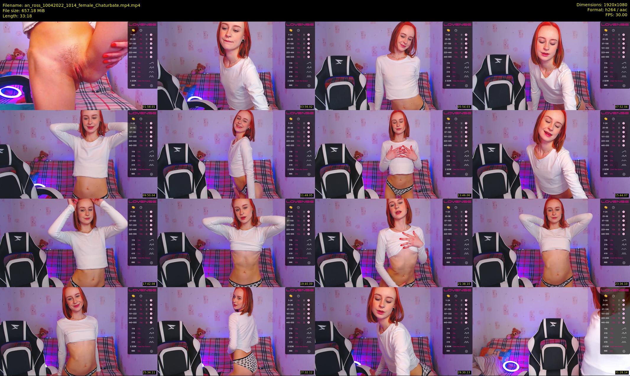 an_ross — 34 minute Chaturbate female cam show recording, 1080p, Apr 10, 2022