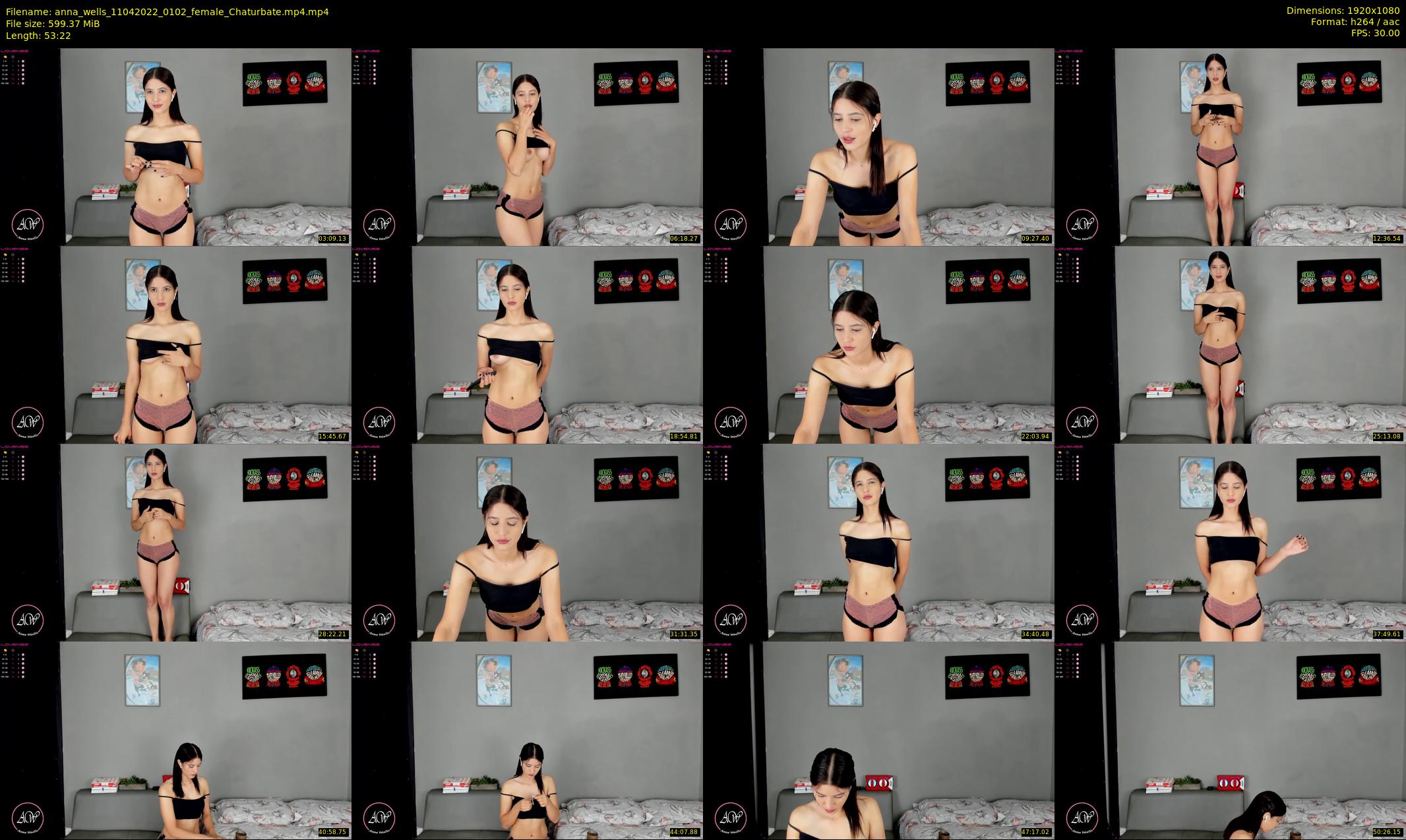 anna_wells — 54 minute Chaturbate female cam show recording, 1080p, Apr 11, 2022