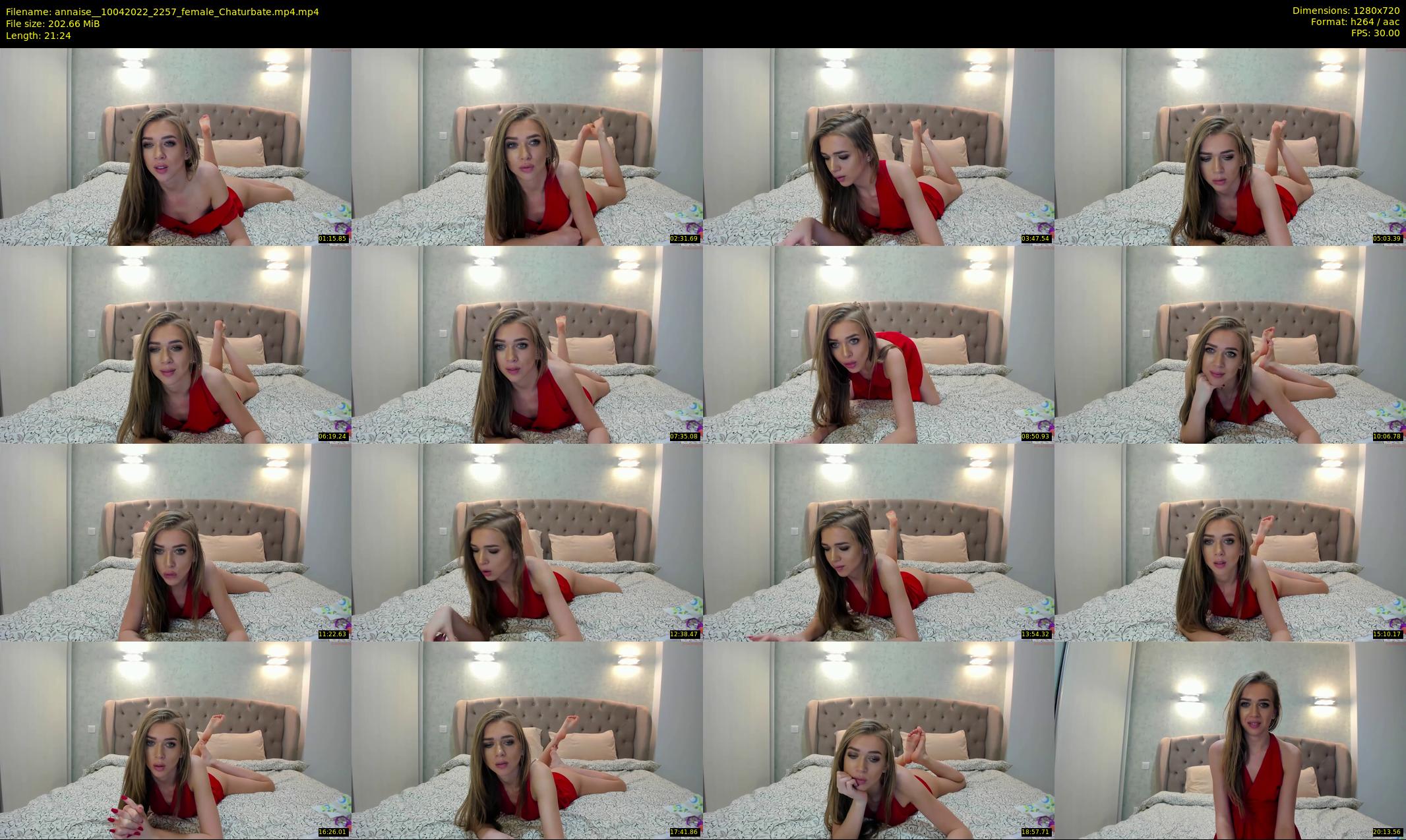 annaise_ — 22 minute Chaturbate female cam show recording, 720p, Apr 10, 2022