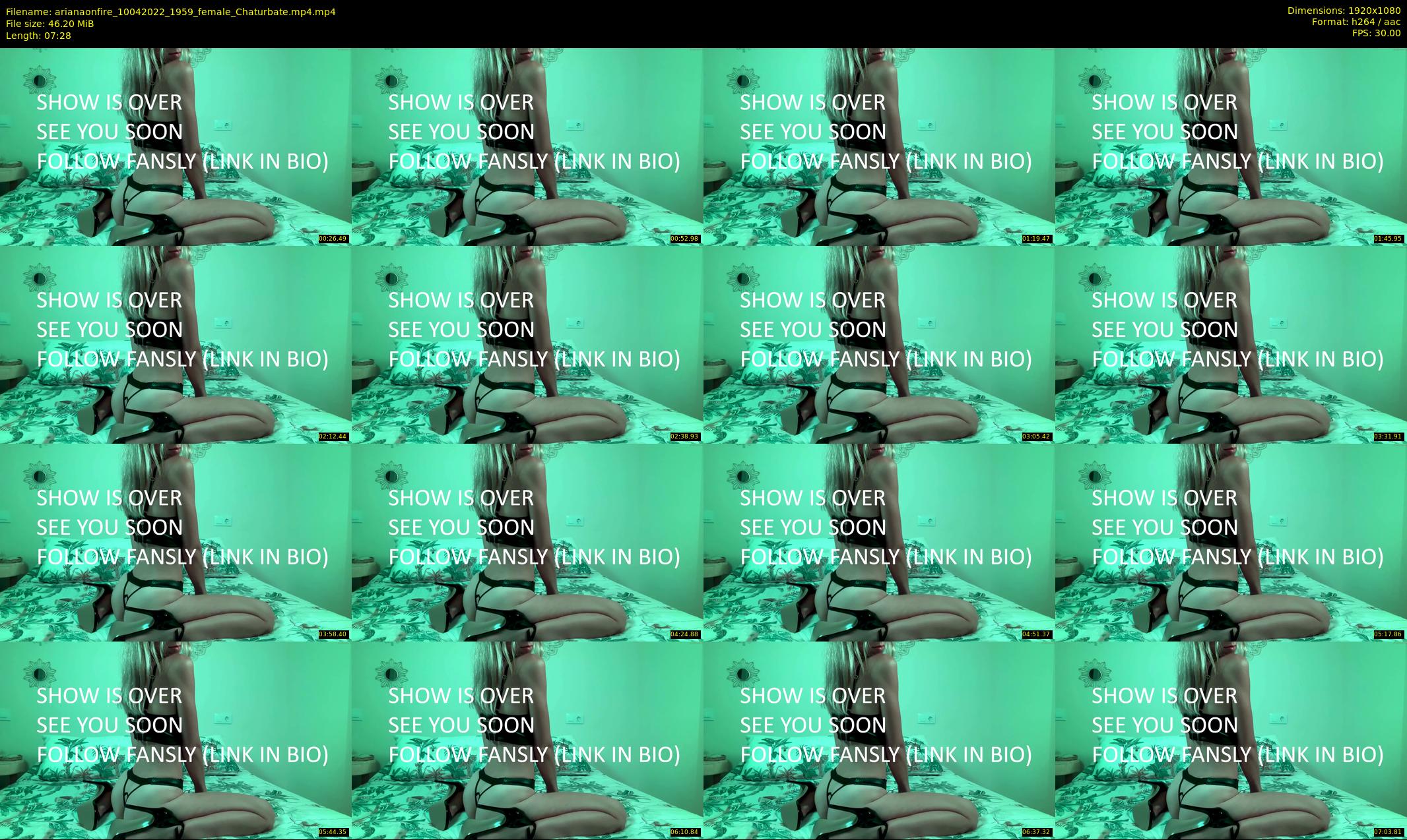 arianaonfire — 8 minute Chaturbate couple cam show recording, 1080p, Apr 10, 2022