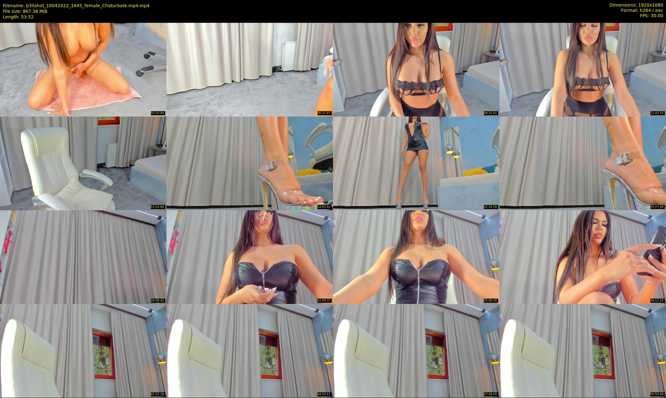 b3llahot — 54 minute Chaturbate female cam show recording, 1080p, Apr 10, 2022