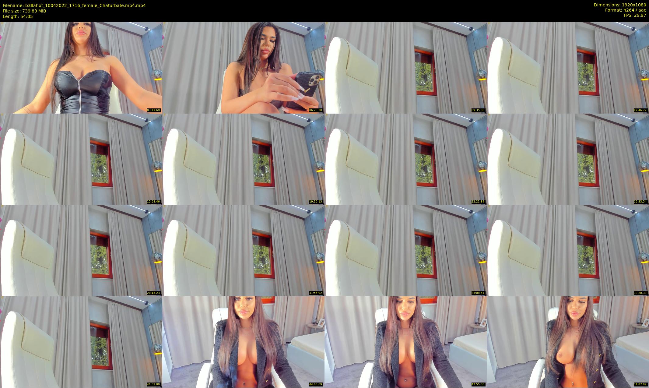 b3llahot — 55 minute Chaturbate female cam show recording, 1080p, Apr 10, 2022