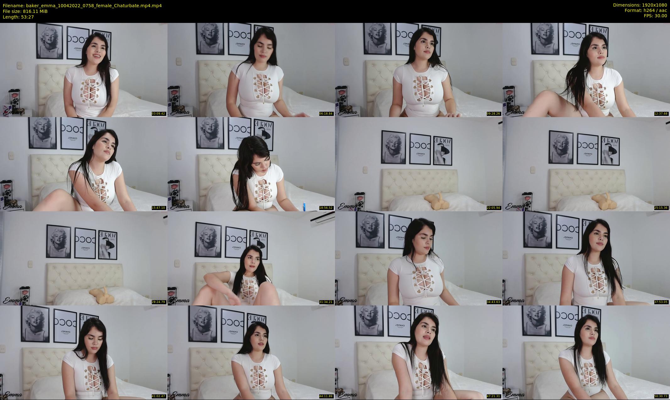 baker_emma — 54 minute Chaturbate female cam show recording, 1080p, Apr 10, 2022