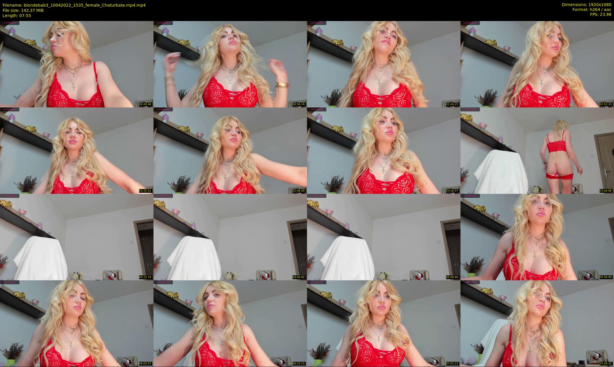 blondebab3 — 8 minute Chaturbate female cam show recording, 1080p, Apr 10, 2022