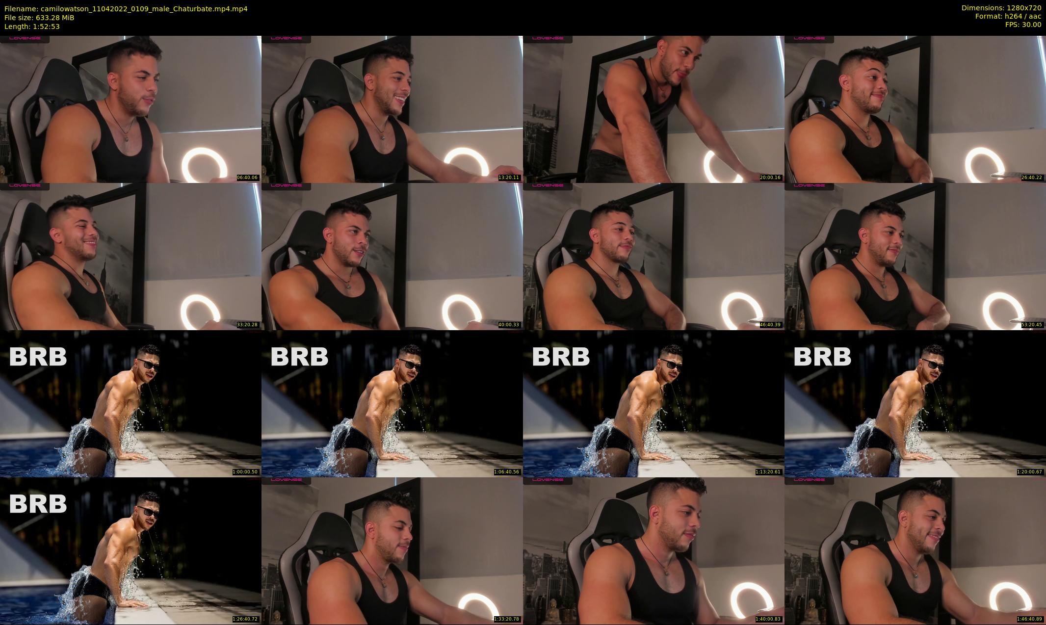camilowatson — 113 minute Chaturbate male cam show recording, 720p, Apr 11, 2022