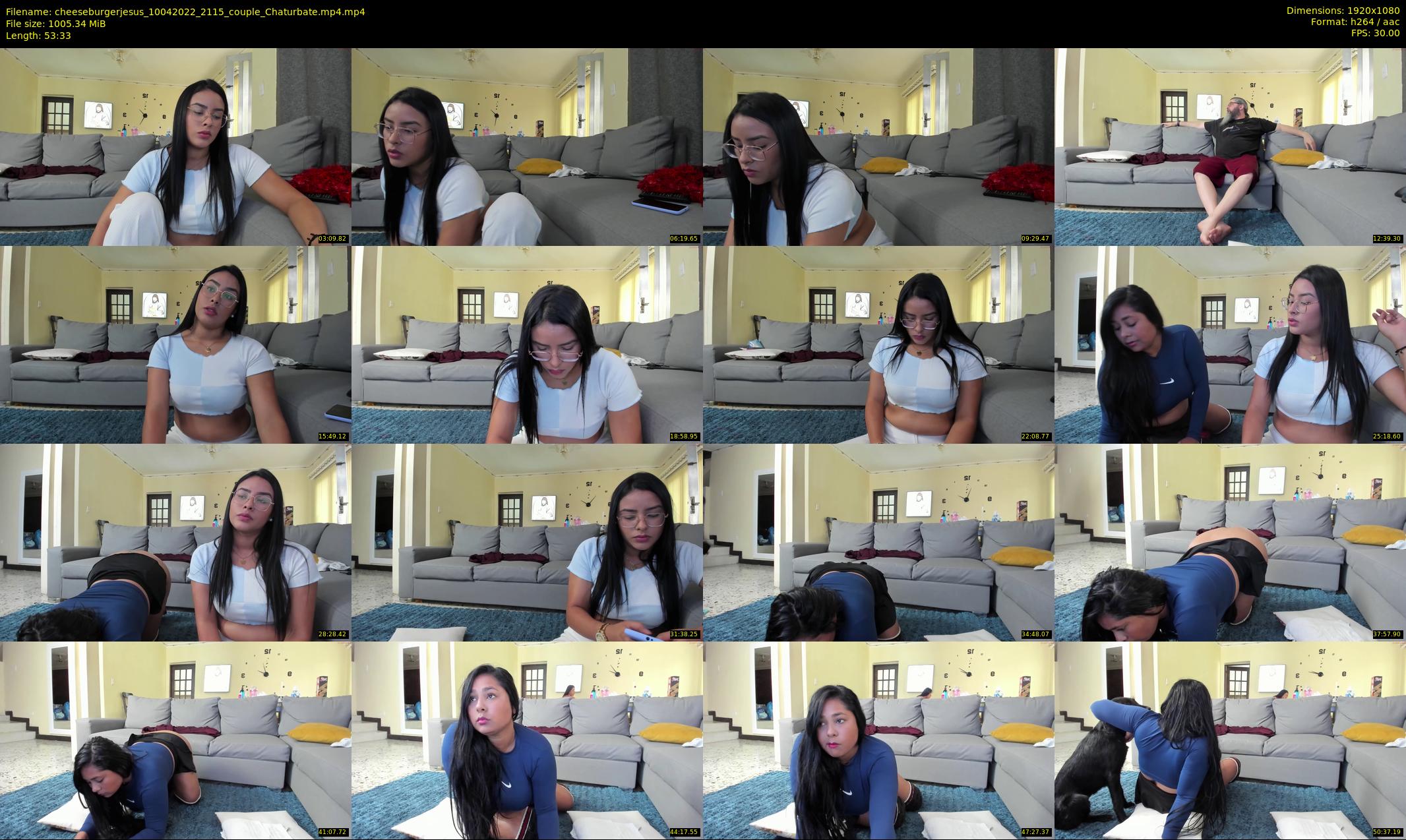 cheeseburgerjesus — 54 minute Chaturbate couple cam show recording, 1080p, Apr 10, 2022