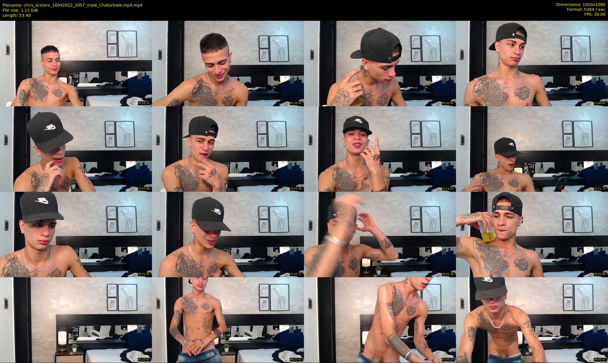 chris_scolaro — 54 minute Chaturbate male cam show recording, 1080p, Apr 10, 2022
