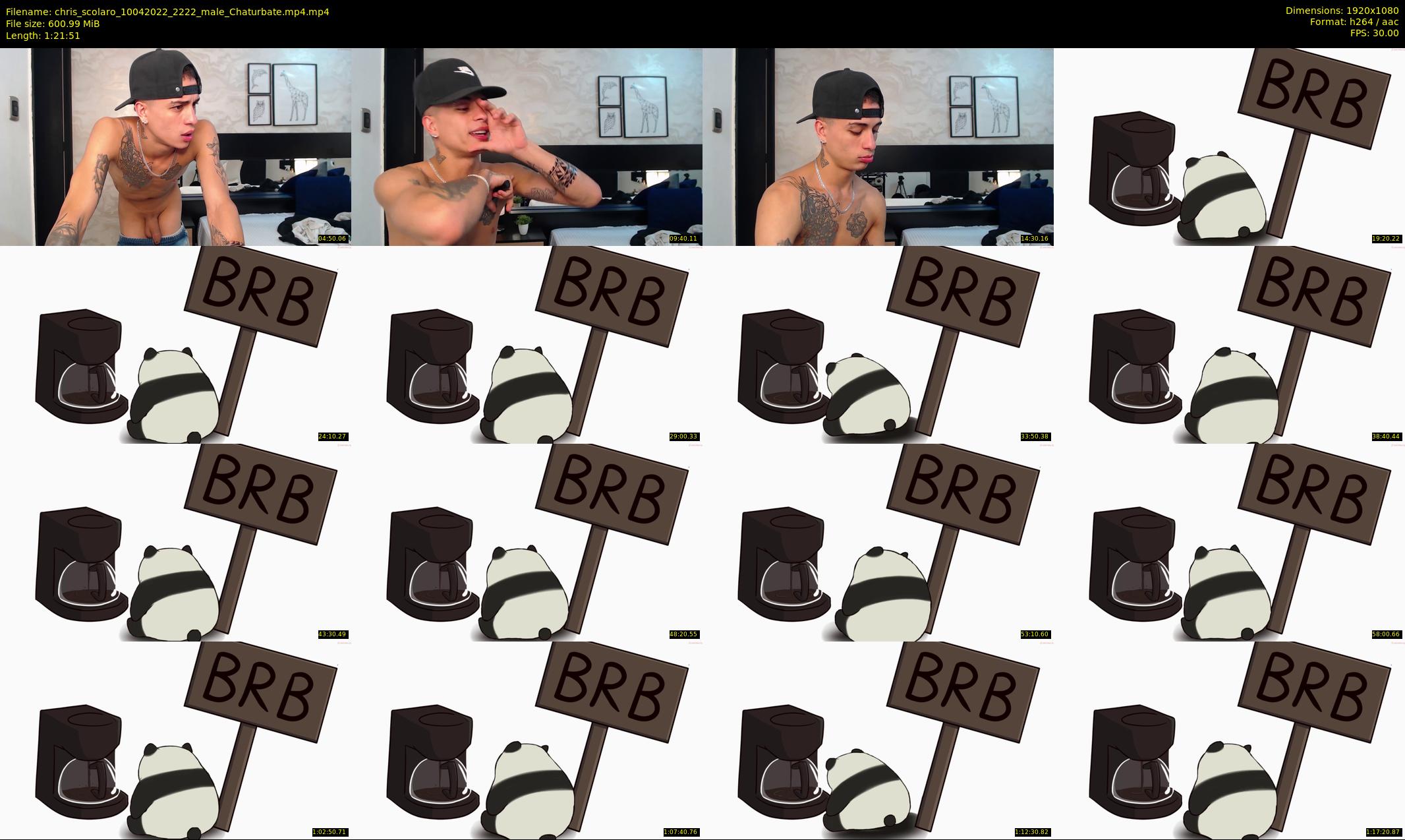 chris_scolaro — 82 minute Chaturbate male cam show recording, 1080p, Apr 10, 2022