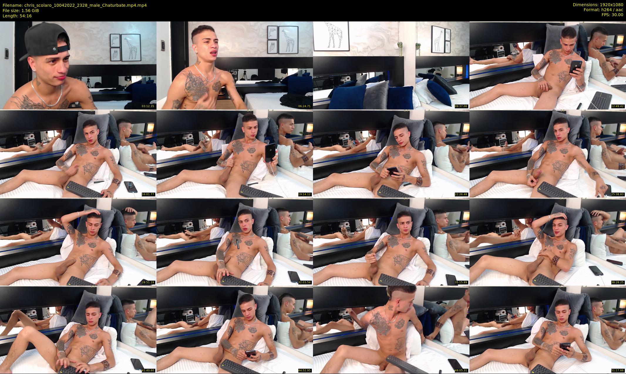 chris_scolaro — 55 minute Chaturbate male cam show recording, 1080p, Apr 10, 2022