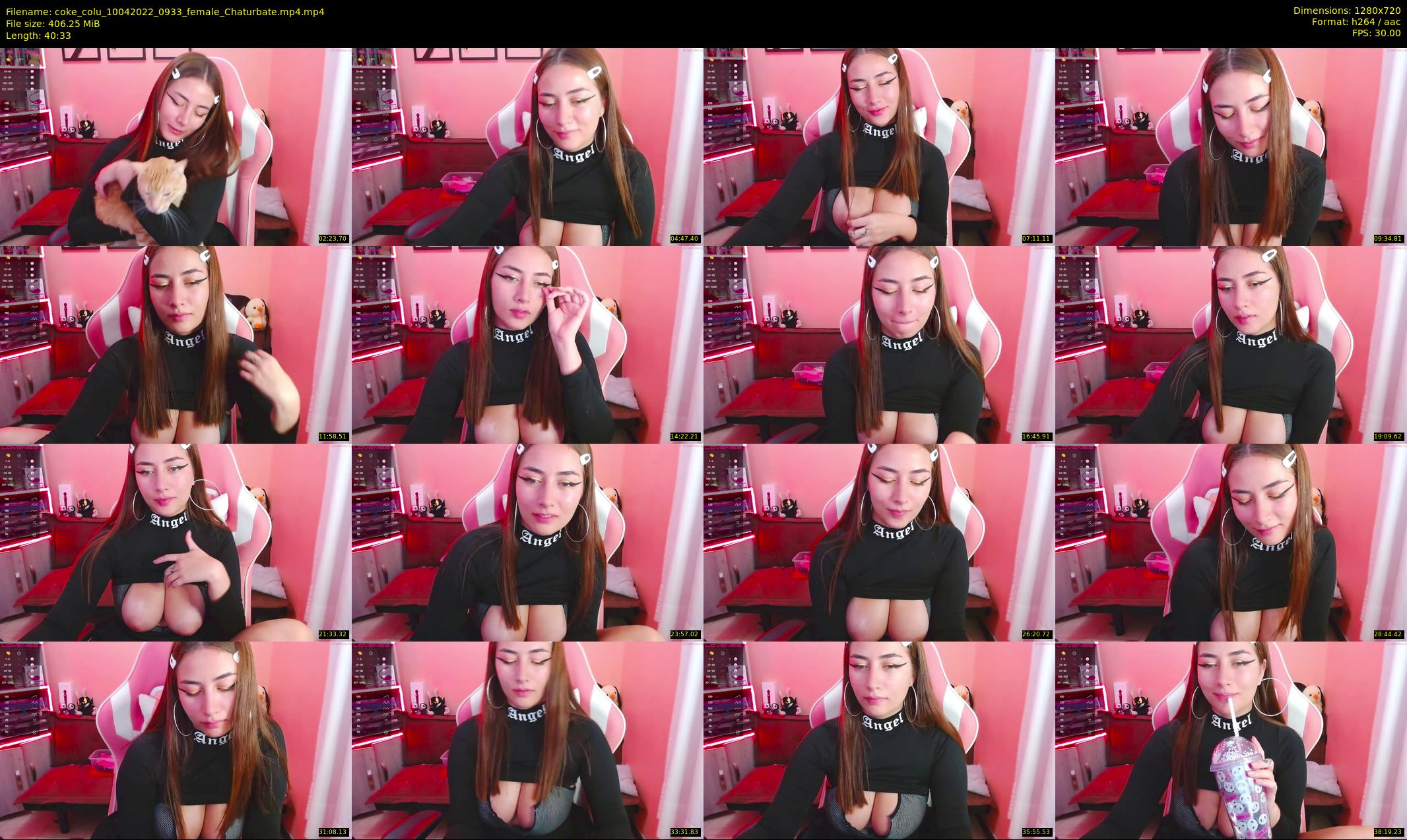 coke_colu — 41 minute Chaturbate female cam show recording, 720p, Apr 10, 2022