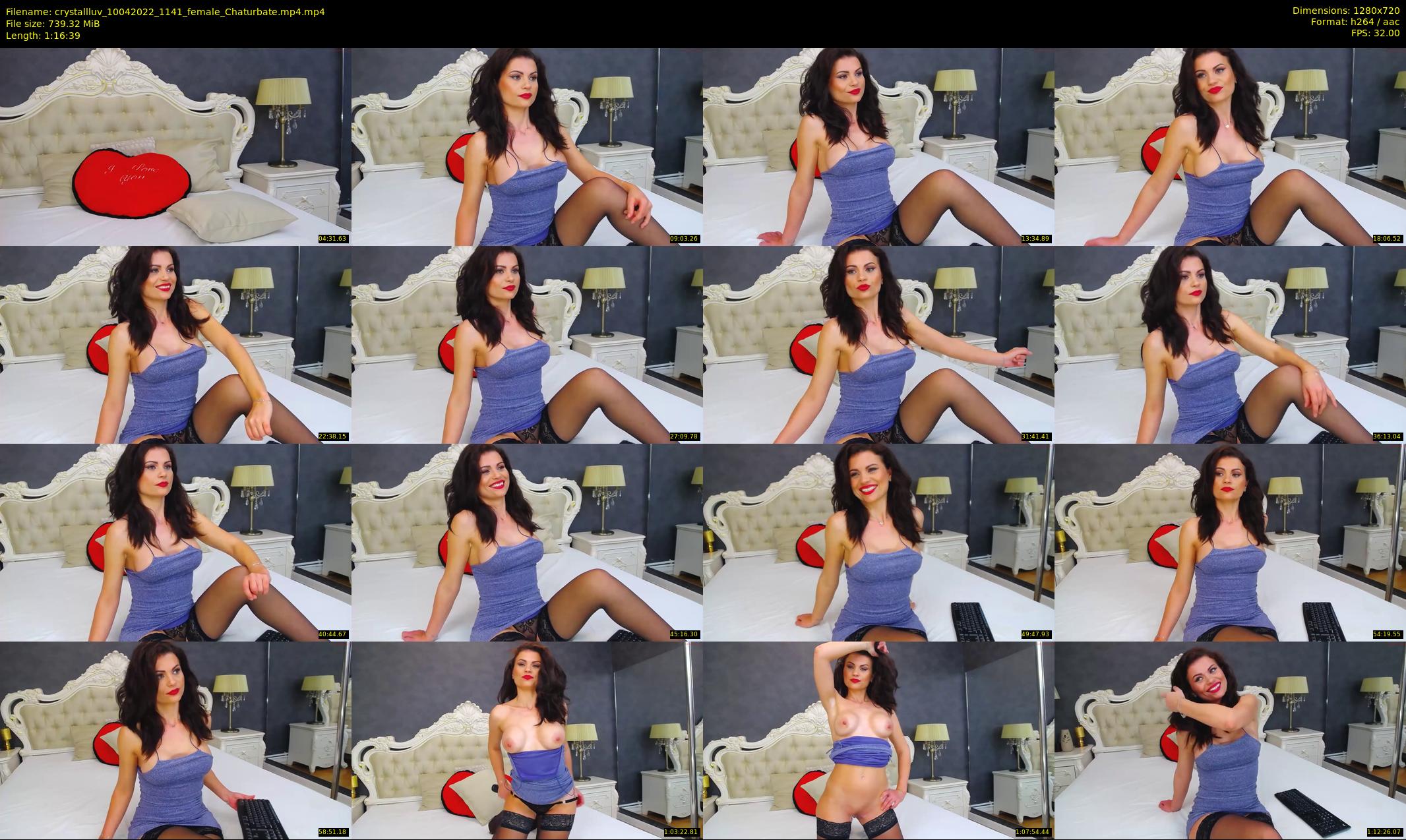crystallluv — 77 minute Chaturbate female cam show recording, 720p, Apr 10, 2022
