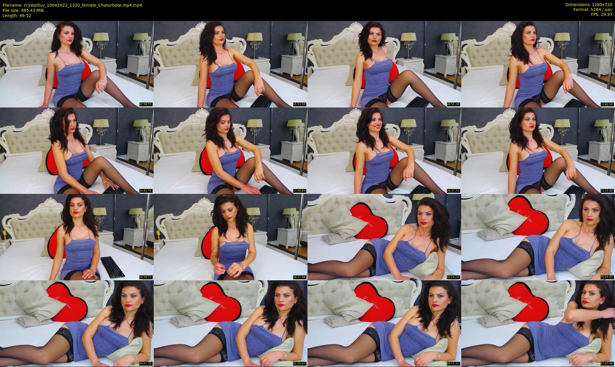 crystallluv — 50 minute Chaturbate female cam show recording, 720p, Apr 10, 2022