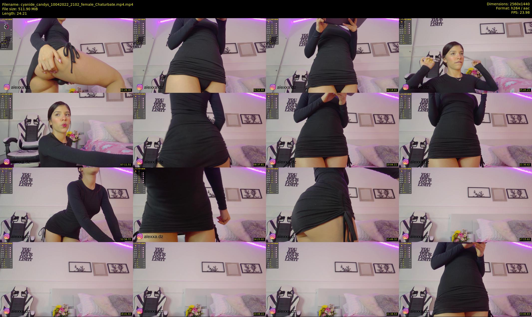 cyanide_candys — 25 minute Chaturbate female cam show recording, 1080p, Apr 10, 2022