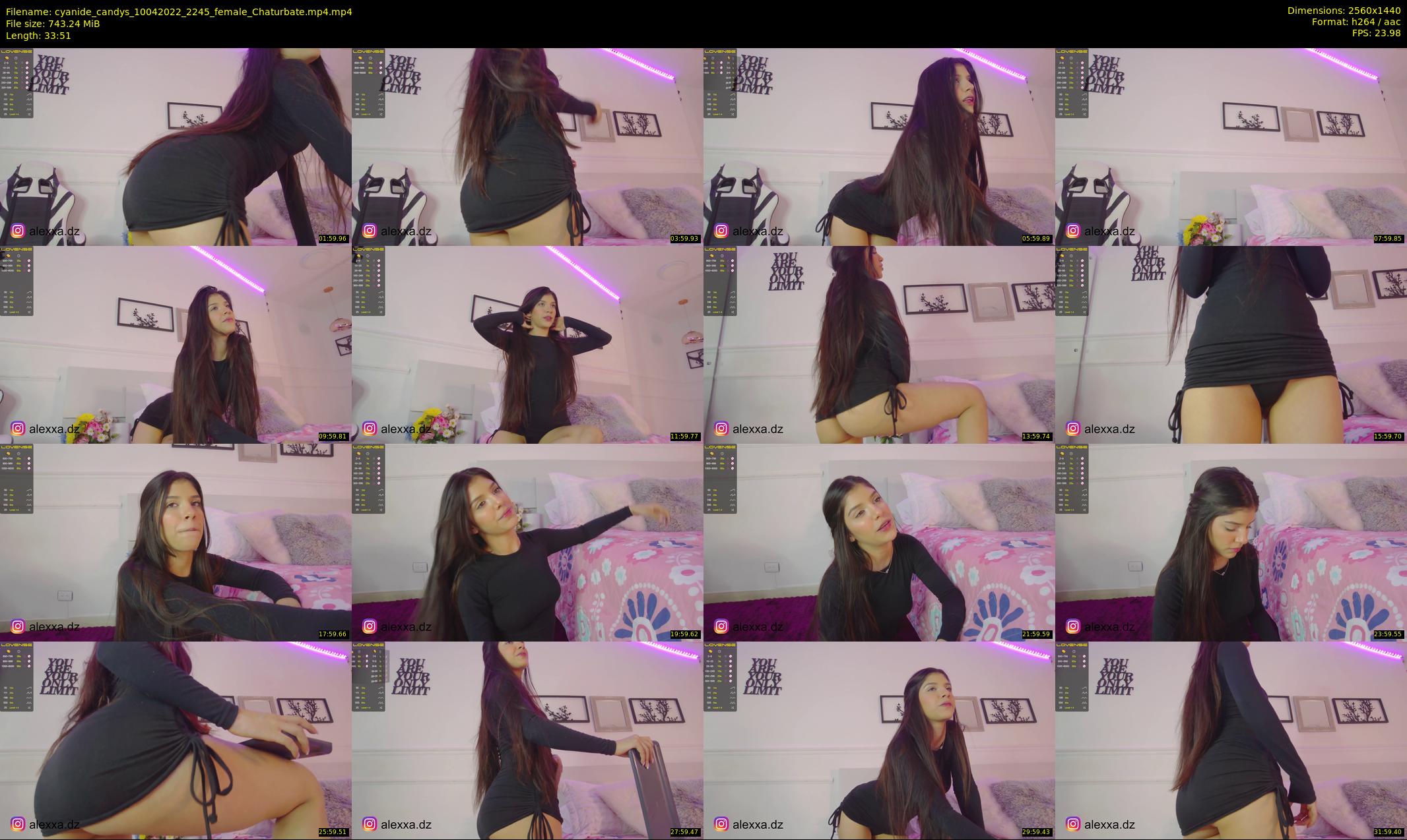cyanide_candys — 34 minute Chaturbate female cam show recording, 1080p, Apr 10, 2022