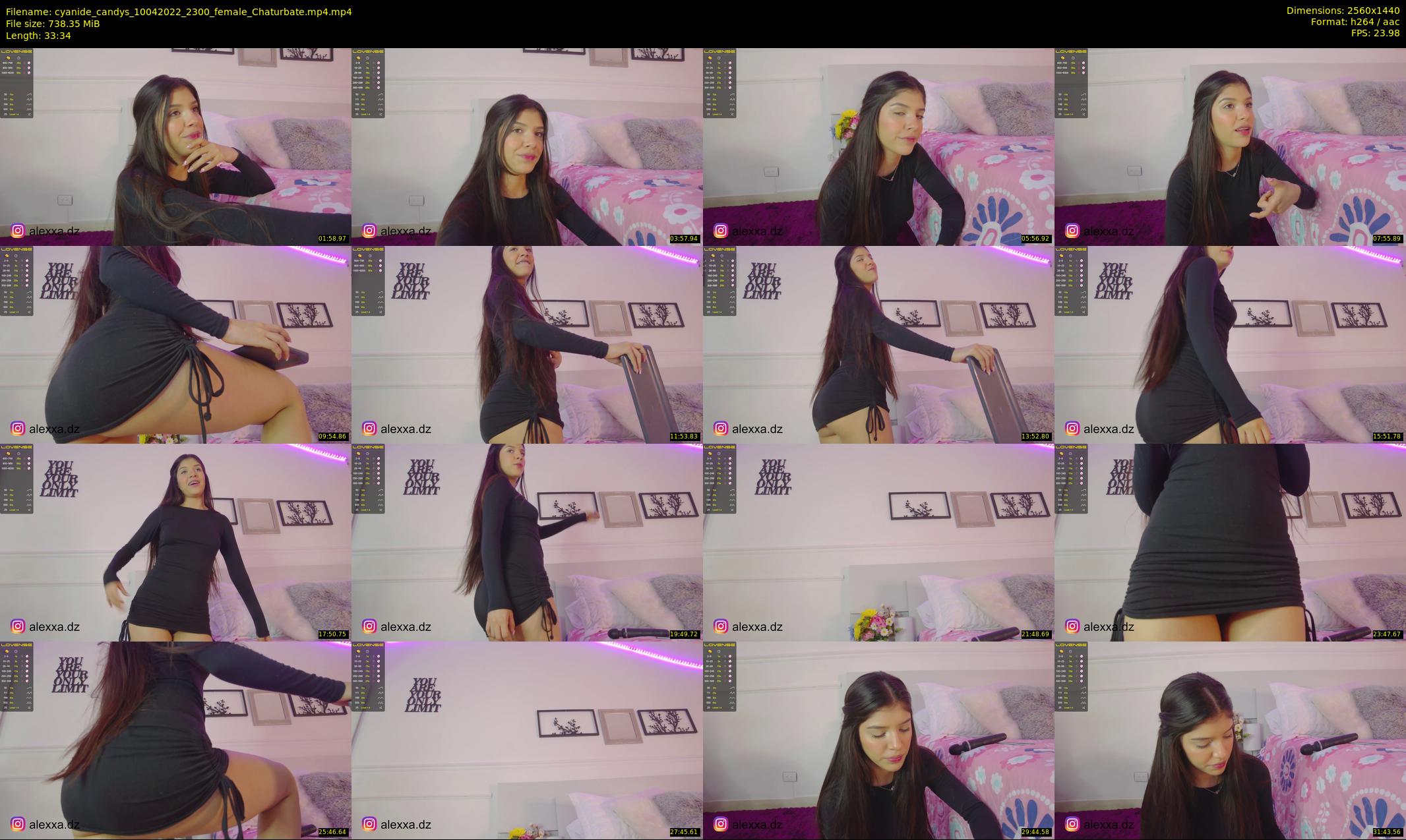 cyanide_candys — 34 minute Chaturbate female cam show recording, 1080p, Apr 10, 2022