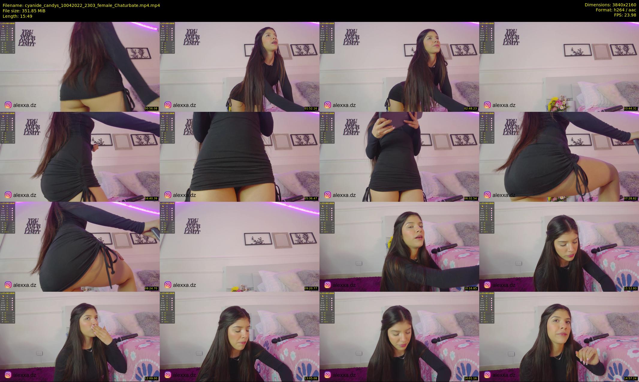 cyanide_candys — 16 minute Chaturbate female cam show recording, 4K, Apr 10, 2022